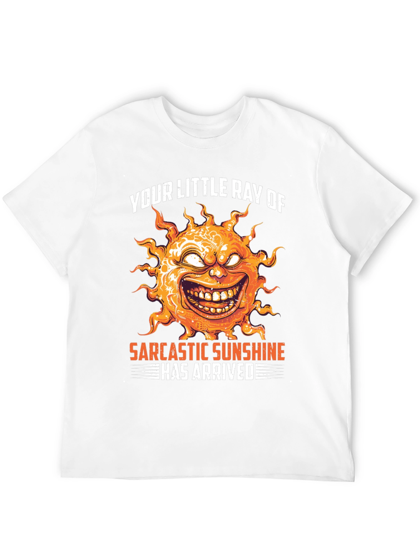 Sarcastic Sunshine Graphic T-Shirt - Unisex Black Tee