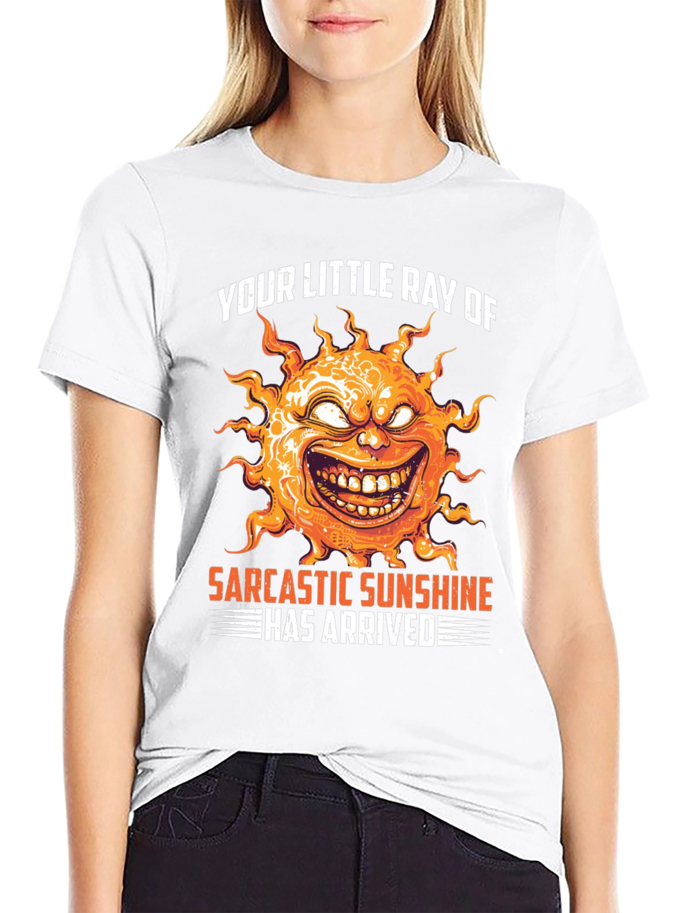 Sarcastic Sunshine Graphic T-Shirt - Unisex Black Tee