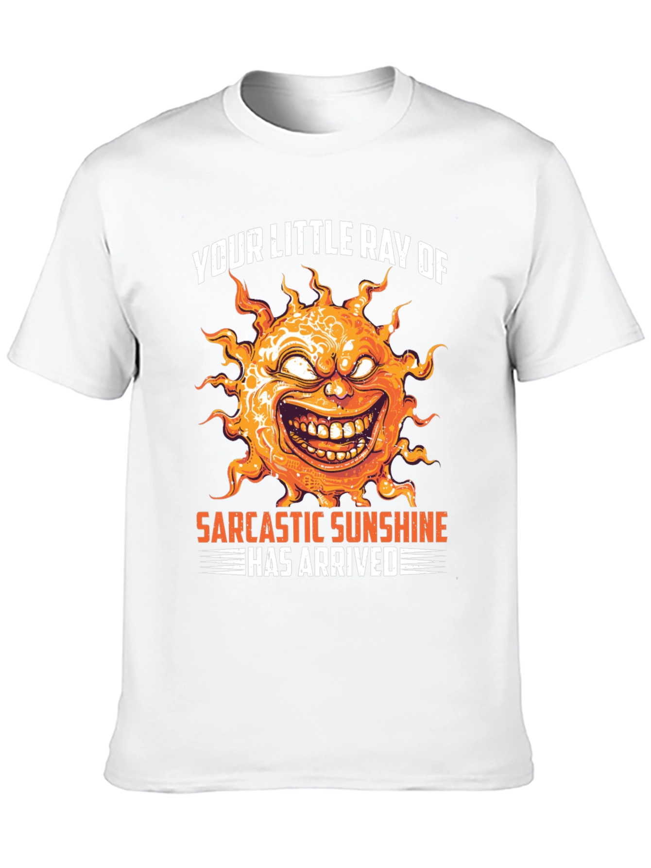 Sarcastic Sunshine Graphic T-Shirt - Unisex Black Tee