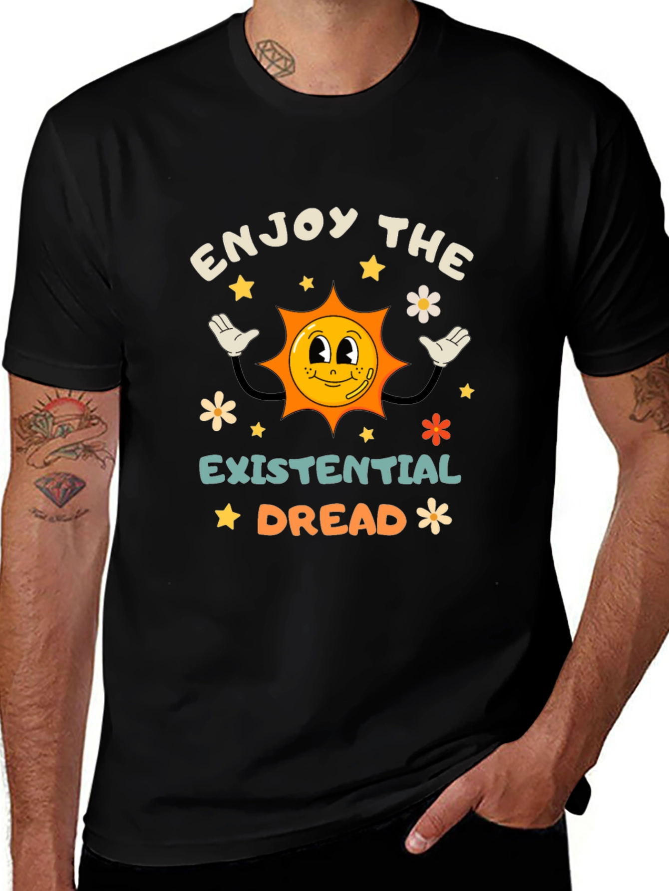 Enjoy Existential Dread Black T-Shirt