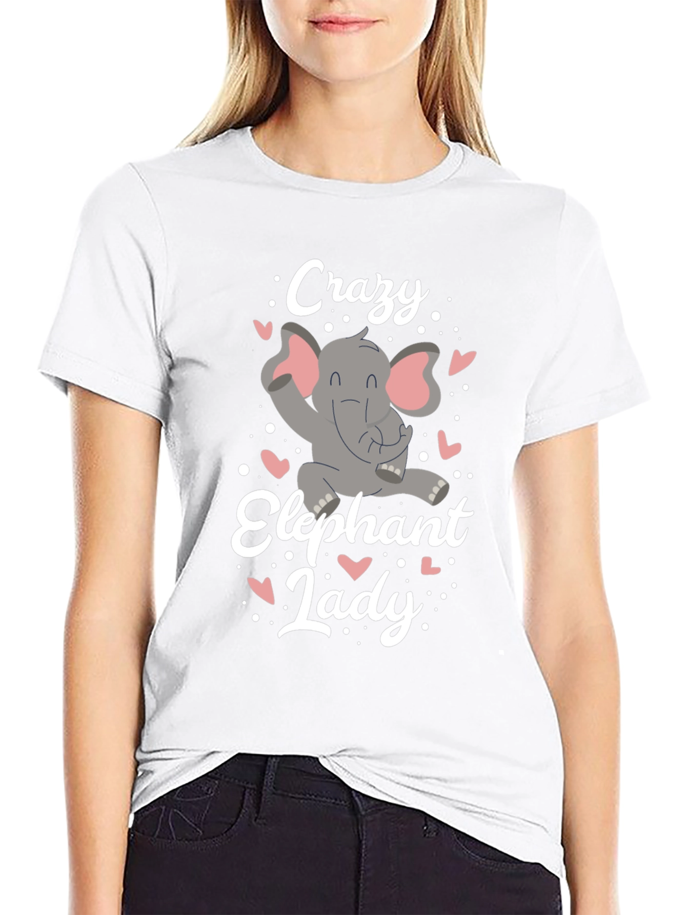 Crazy Elephant Lady T-Shirt