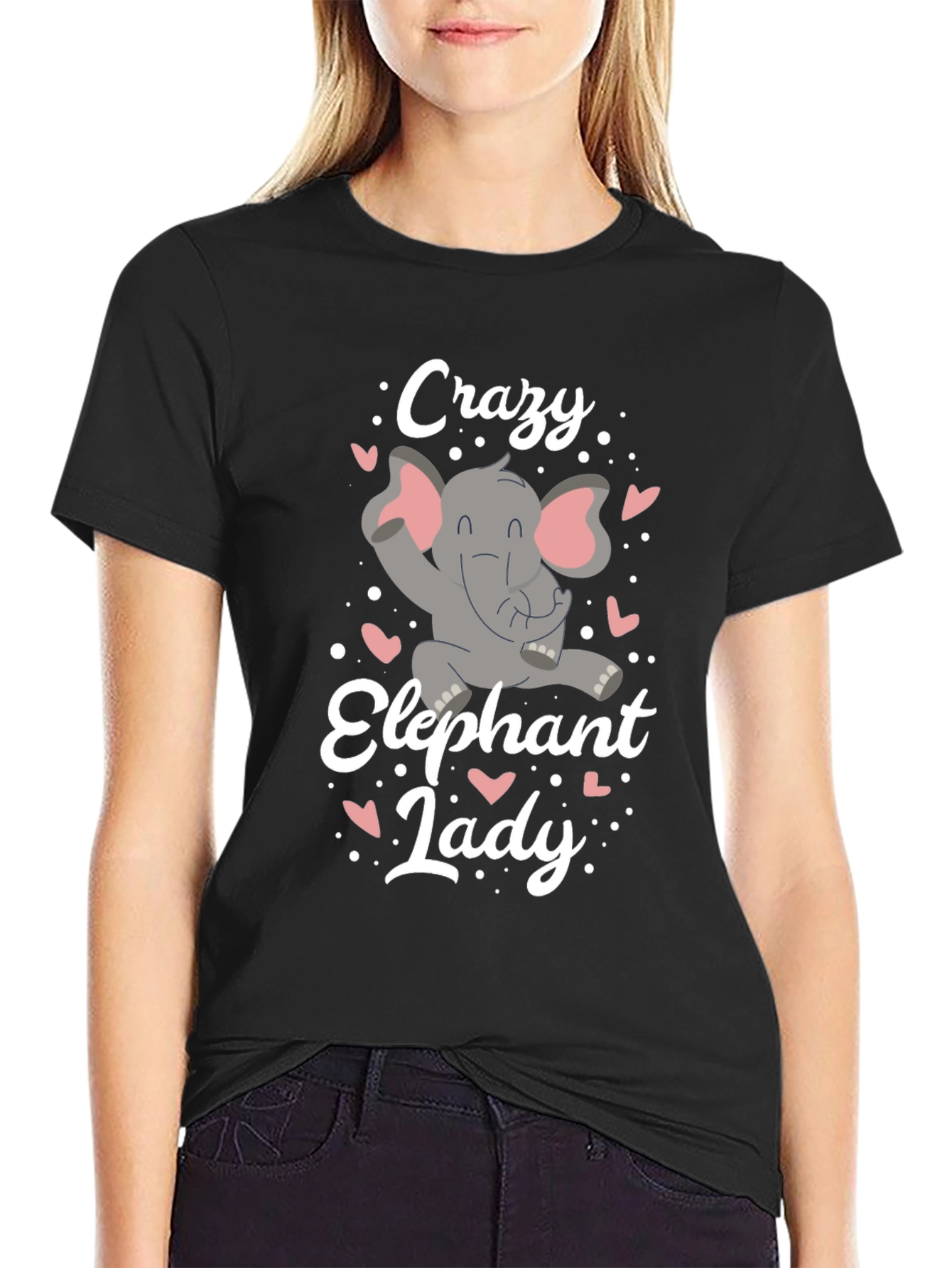Crazy Elephant Lady T-Shirt