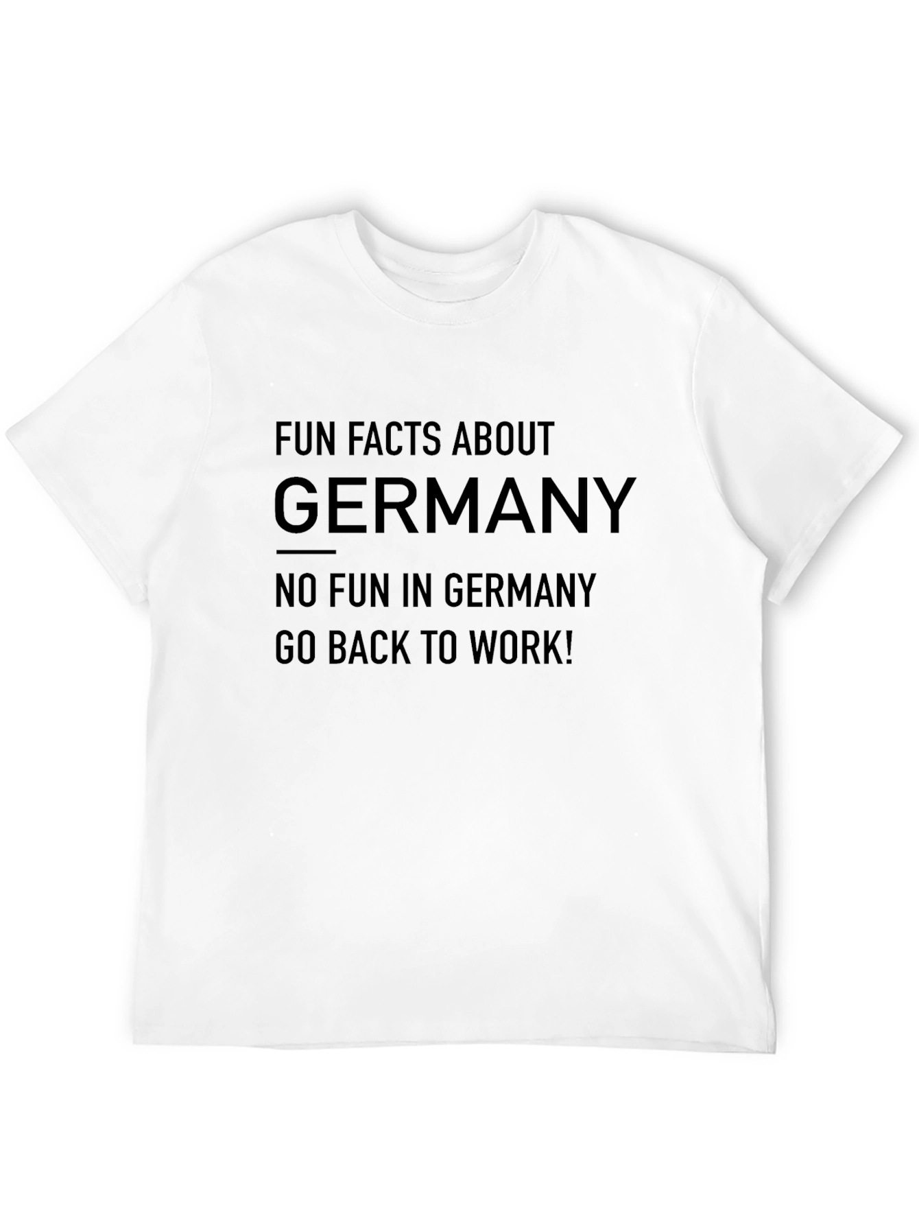 Fun Facts About Germany Graphic T-Shirt