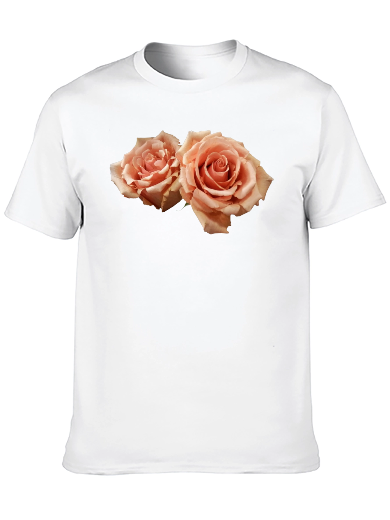 Floral Rose Graphic Tee - Soft & Stylish