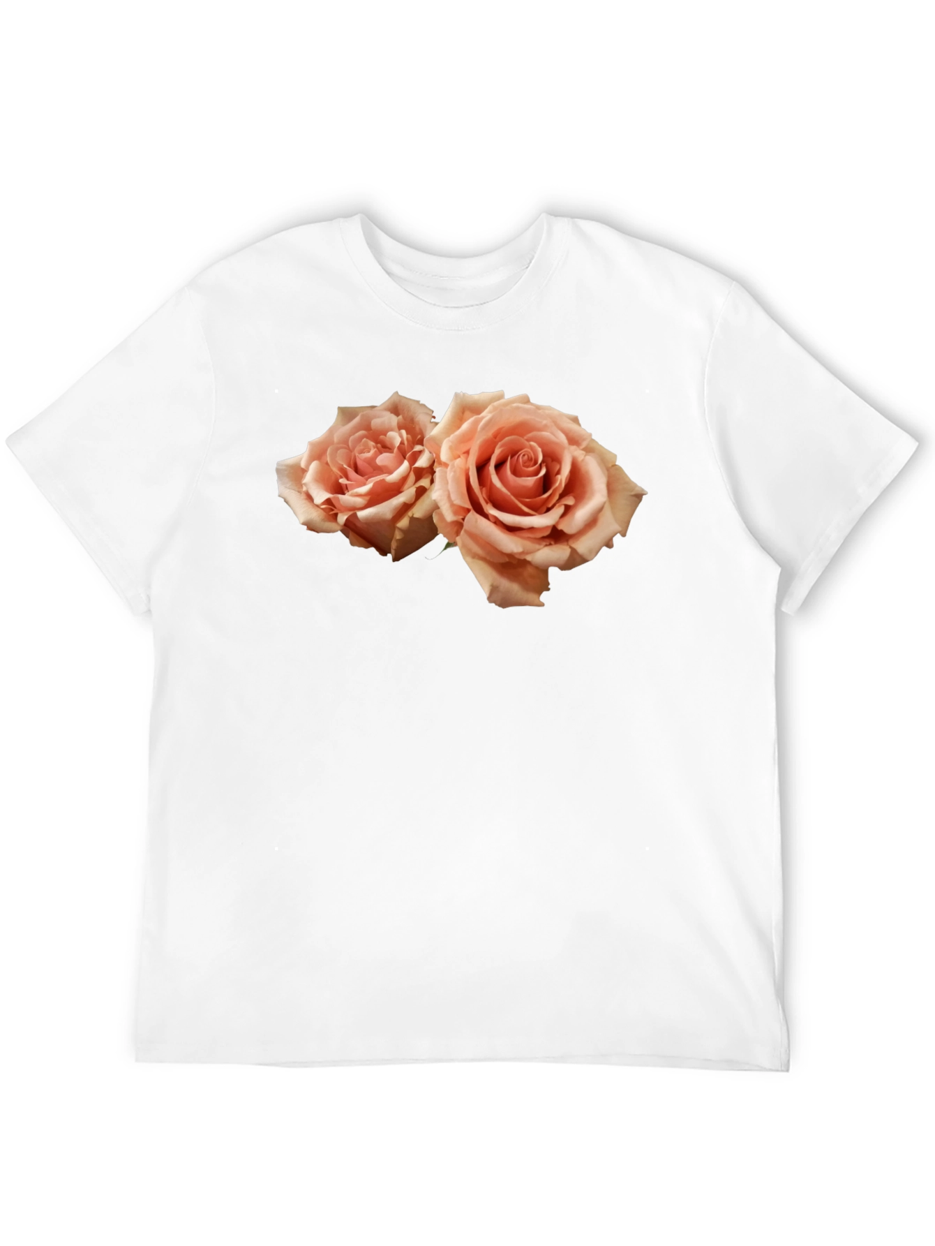 Floral Rose Graphic Tee - Soft & Stylish