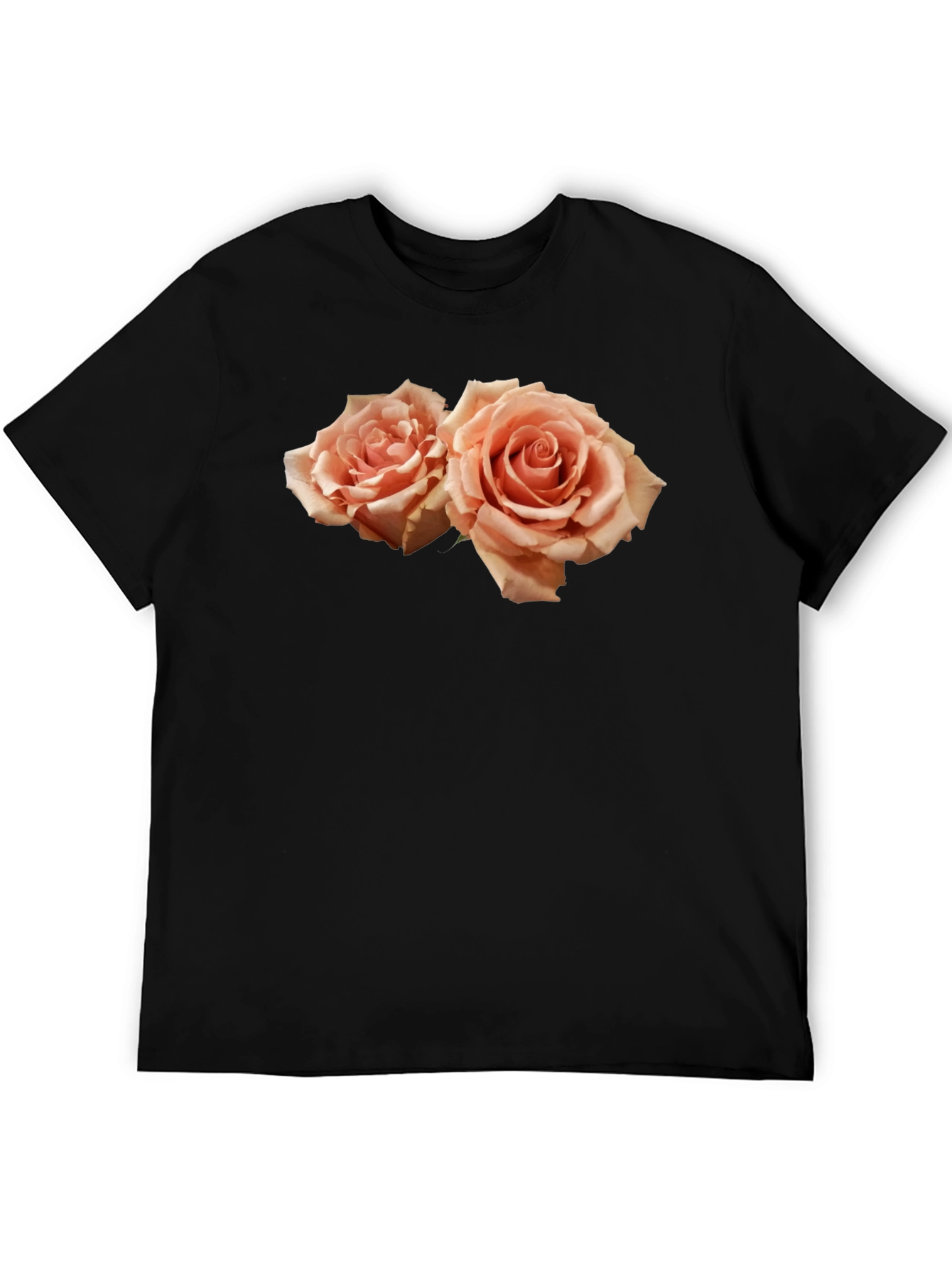 Floral Rose Graphic Tee - Soft & Stylish