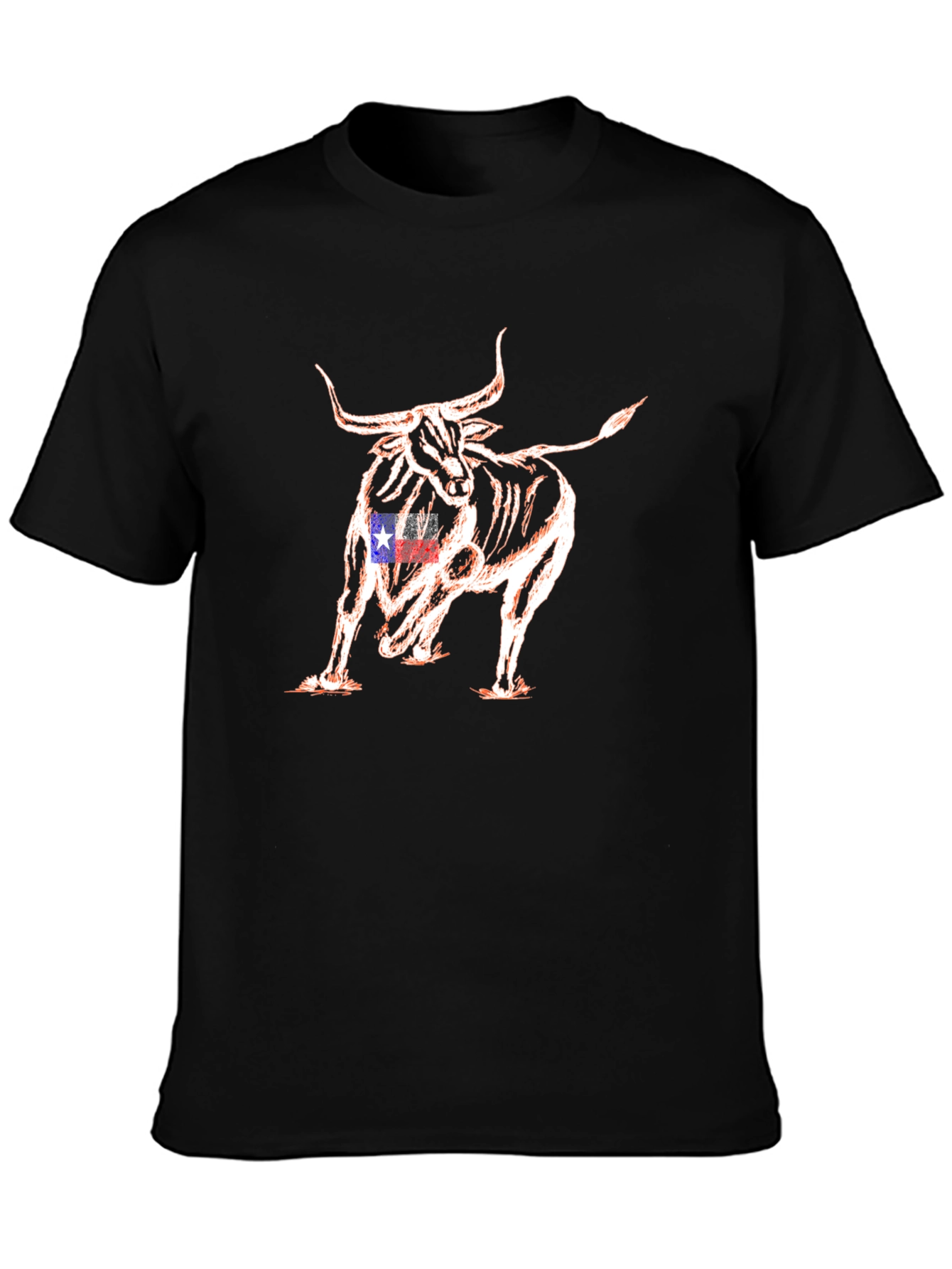 Texas Bull Graphic Tee - Bold & Unique Design