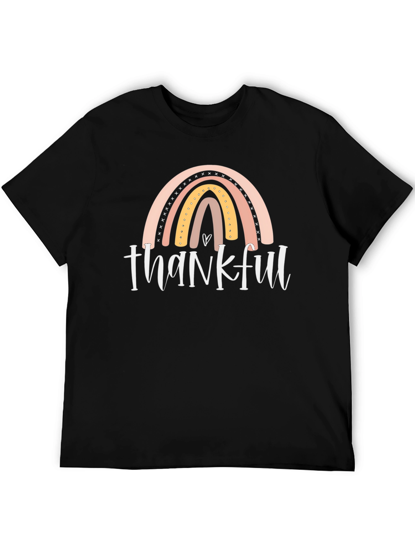 Thankful Rainbow Graphic T-Shirt