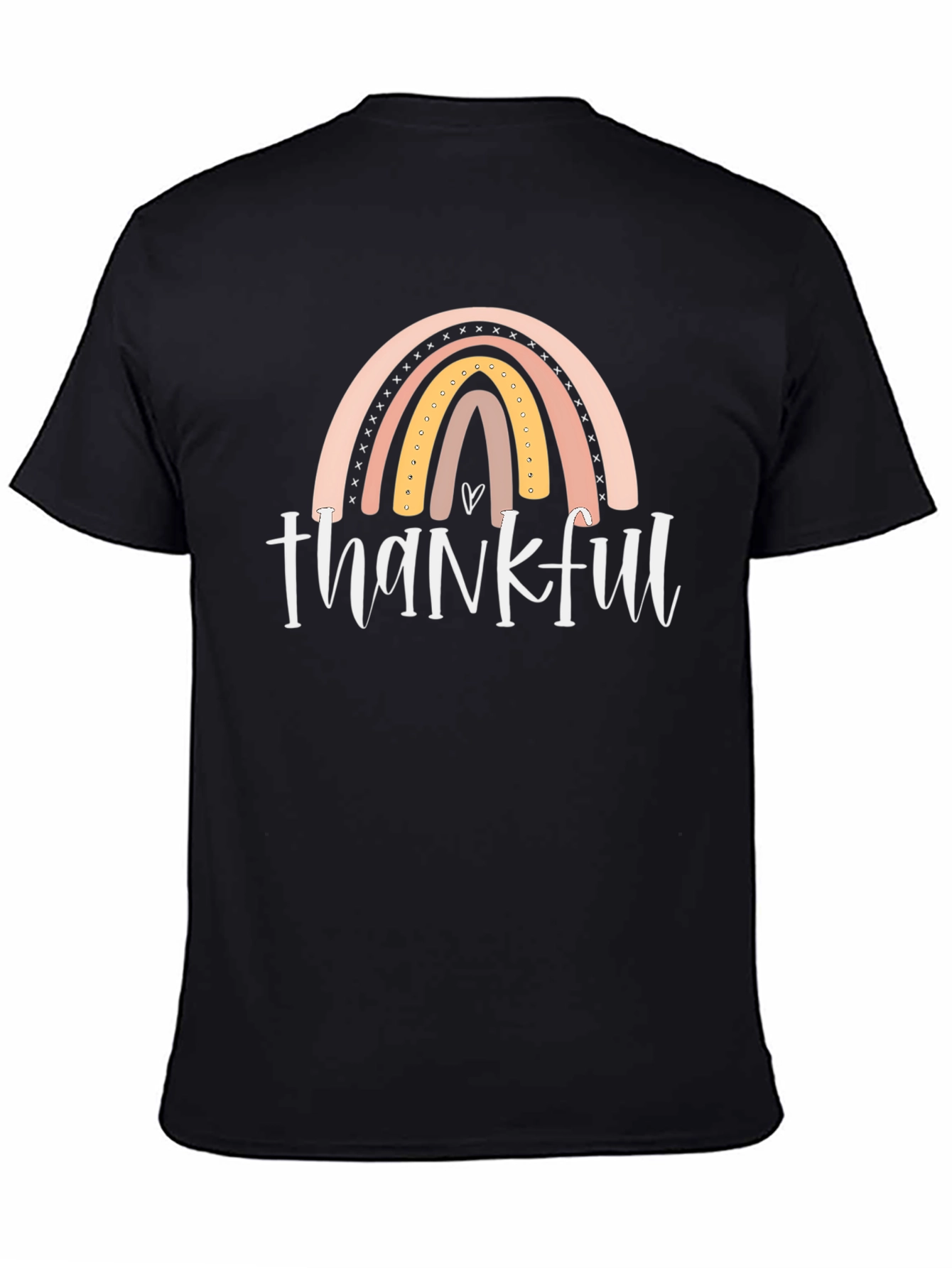 Thankful Rainbow Graphic T-Shirt