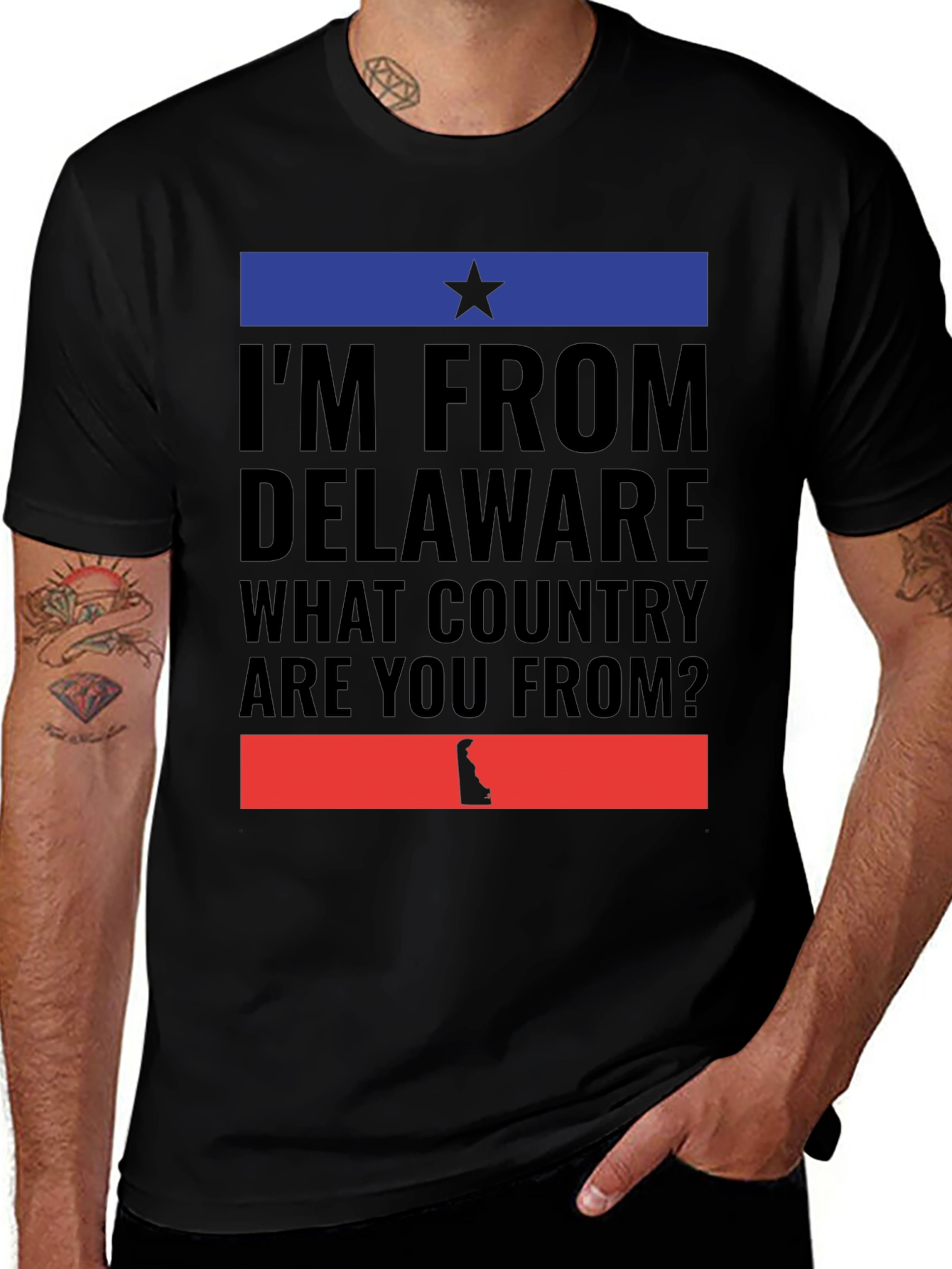 Delaware Pride T-Shirt - What Country Are You From?