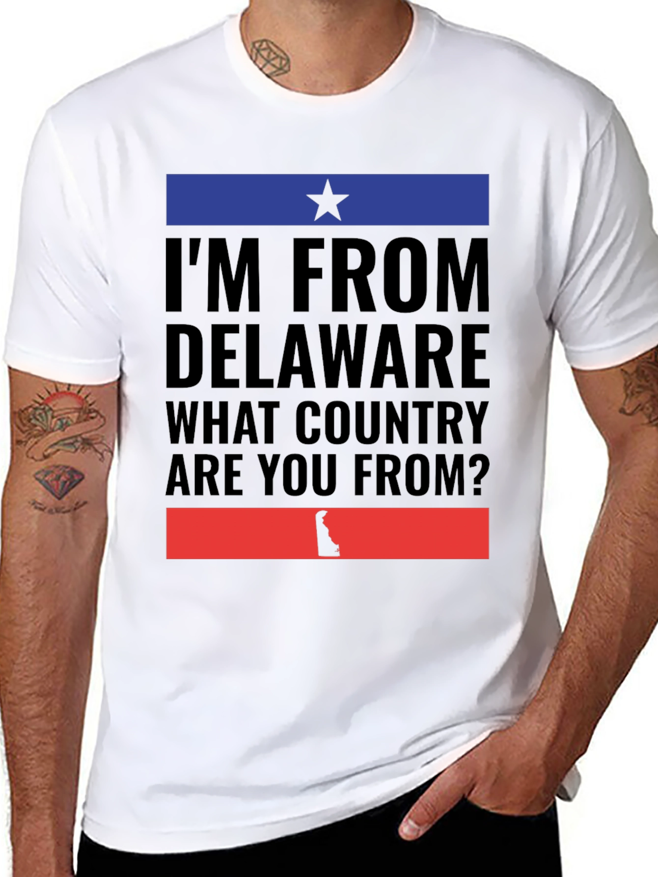 Delaware Pride T-Shirt - What Country Are You From?