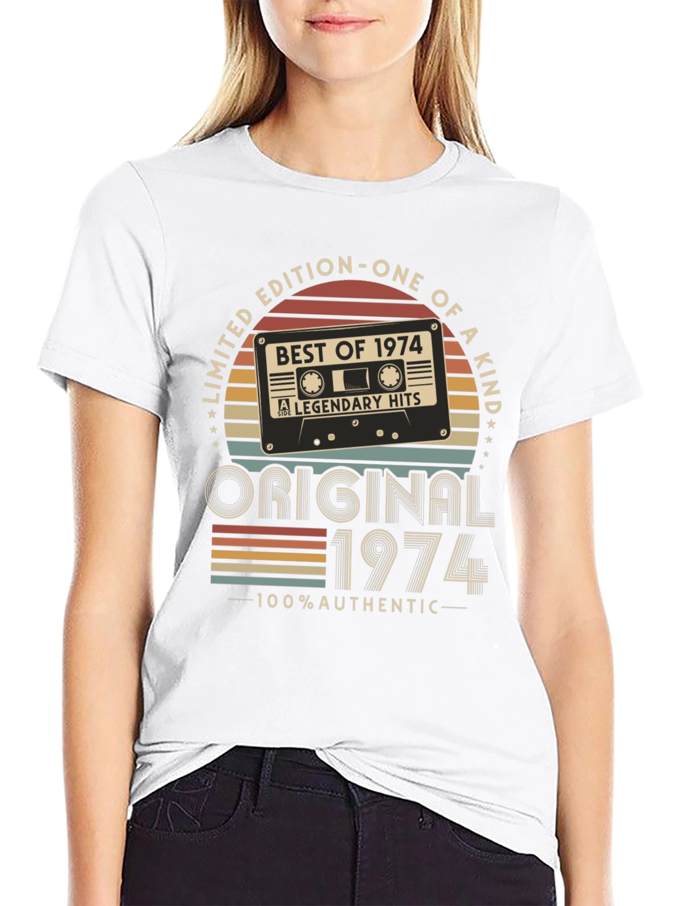 Limited Edition 1974 Cassette Tape Graphic T-Shirt