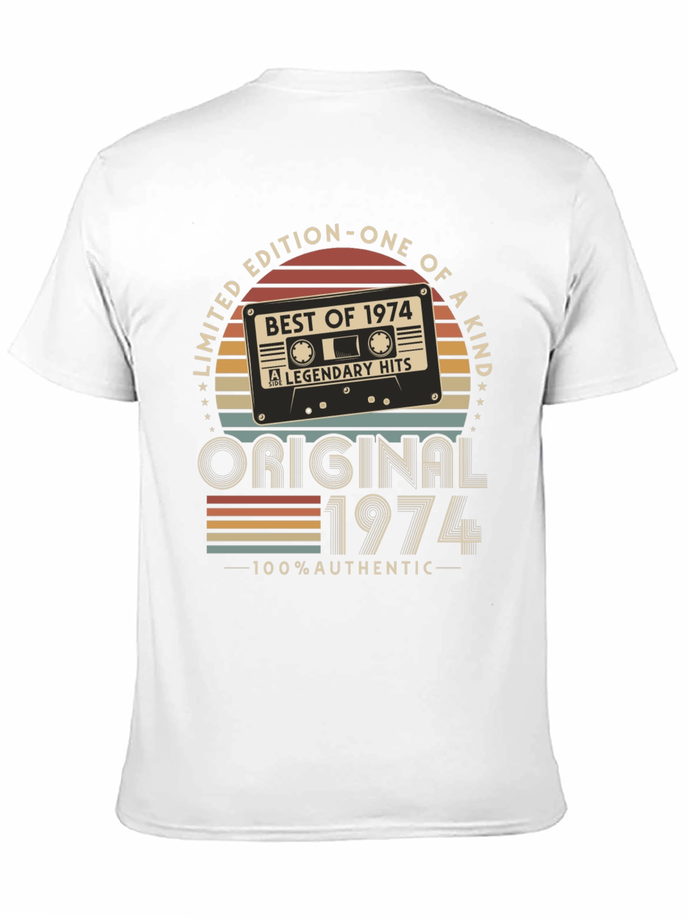 Limited Edition 1974 Cassette Tape Graphic T-Shirt