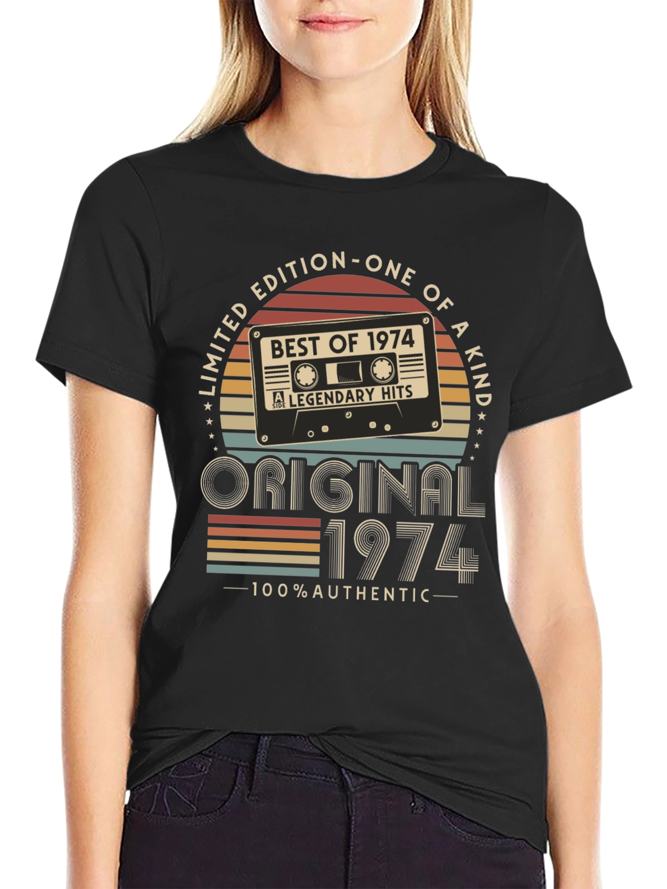 Limited Edition 1974 Cassette Tape Graphic T-Shirt
