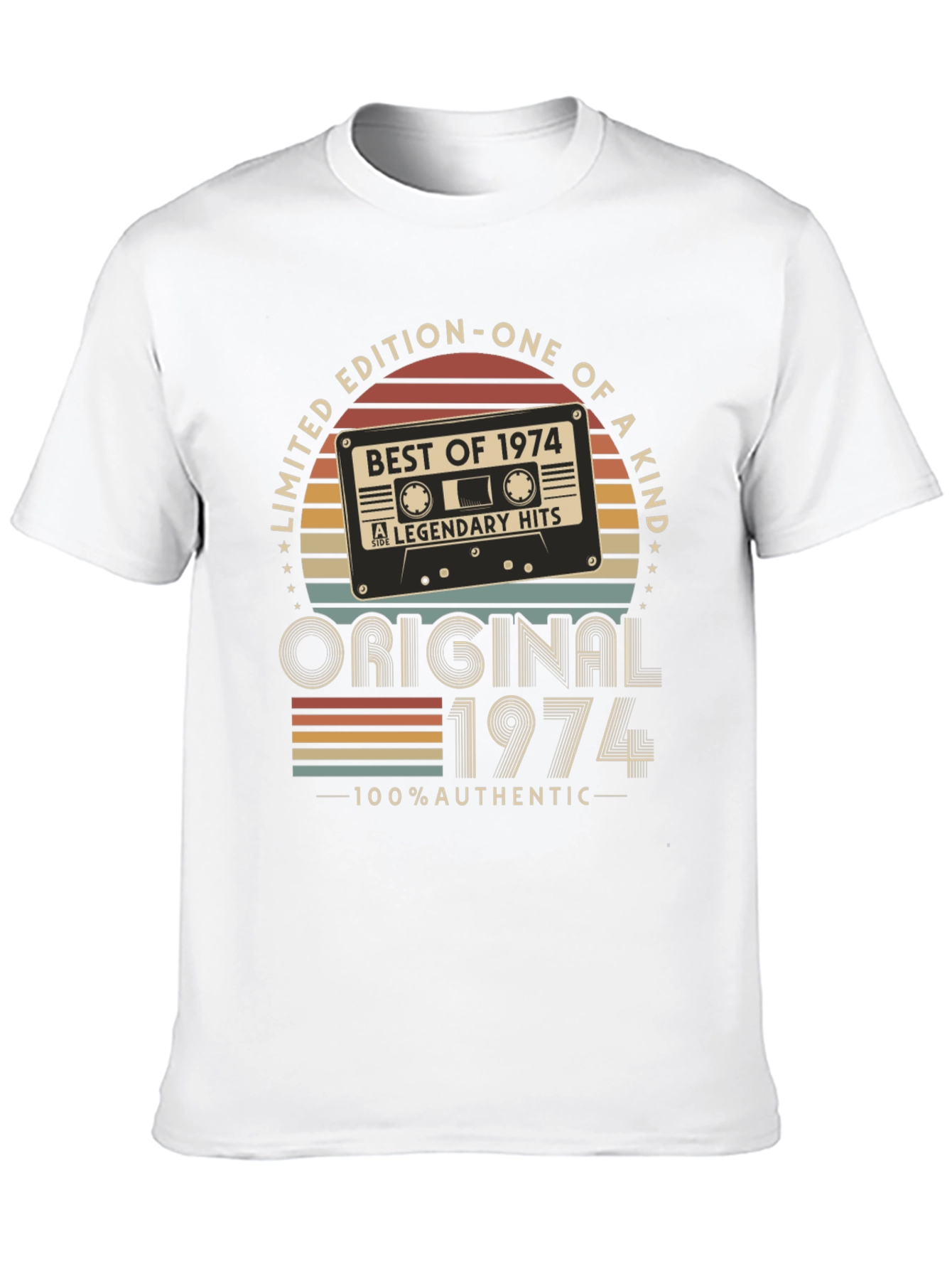 Limited Edition 1974 Cassette Tape Graphic T-Shirt