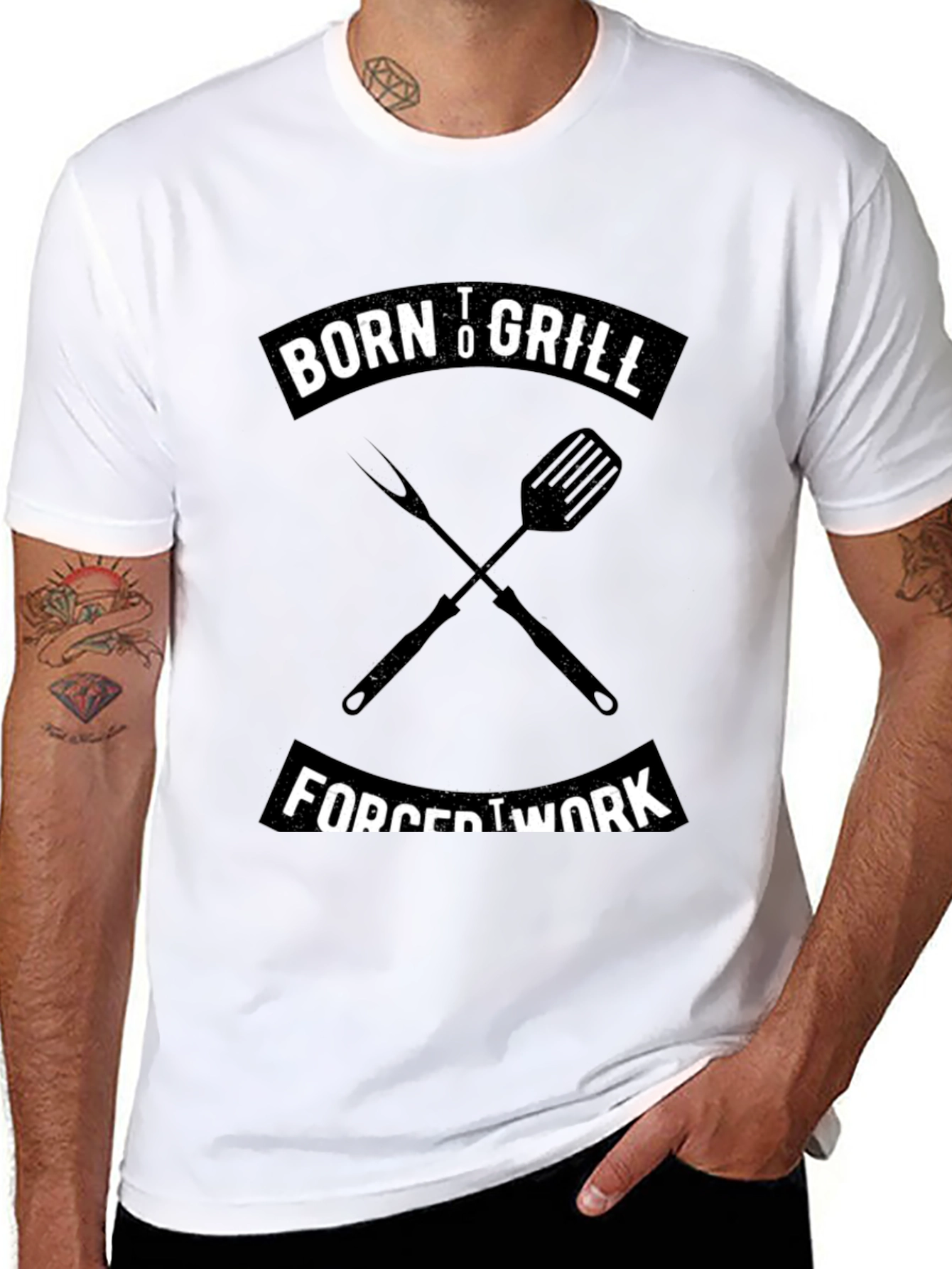 Born To Grill T-Shirt For Men