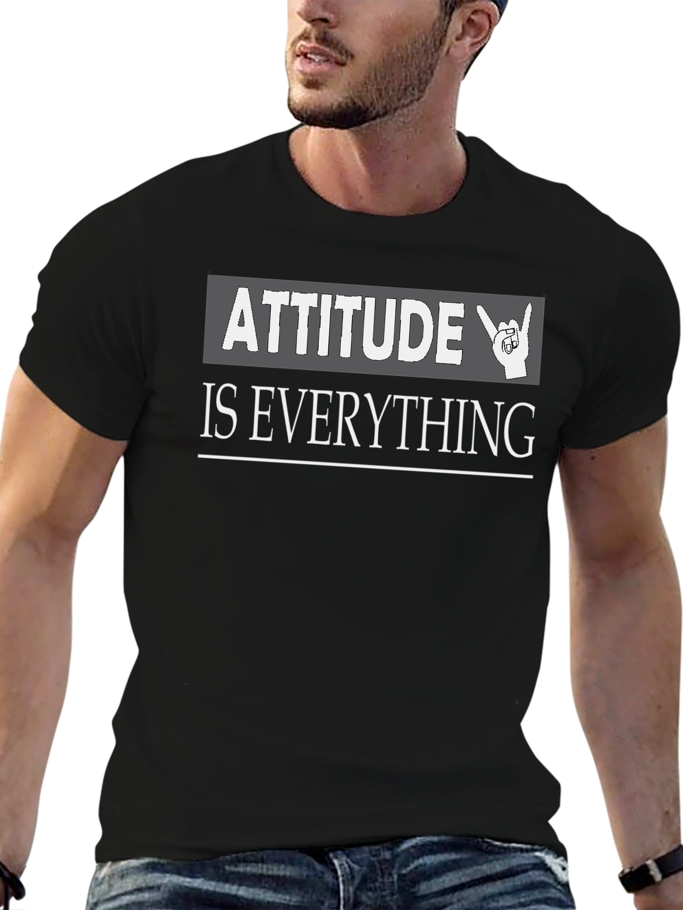 Attitude Is Everything Graphic T-Shirt