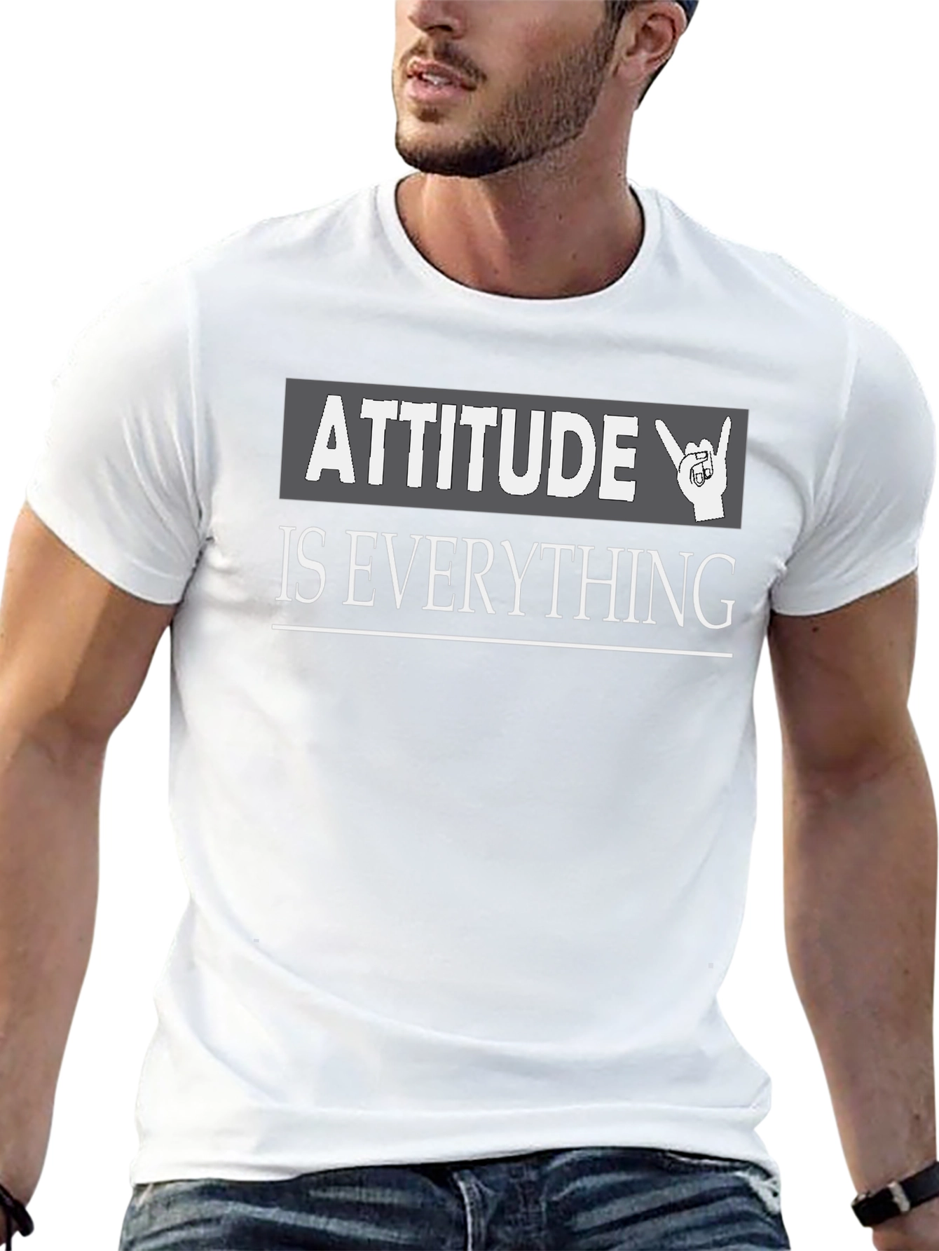 Attitude Is Everything Graphic T-Shirt