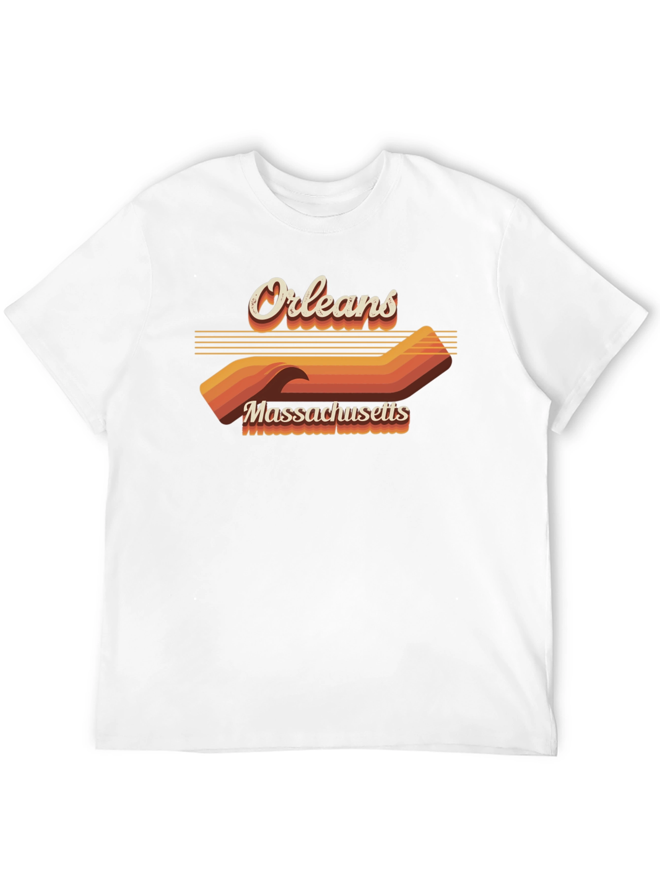 Orleans Massachusetts Retro Graphic T-Shirt