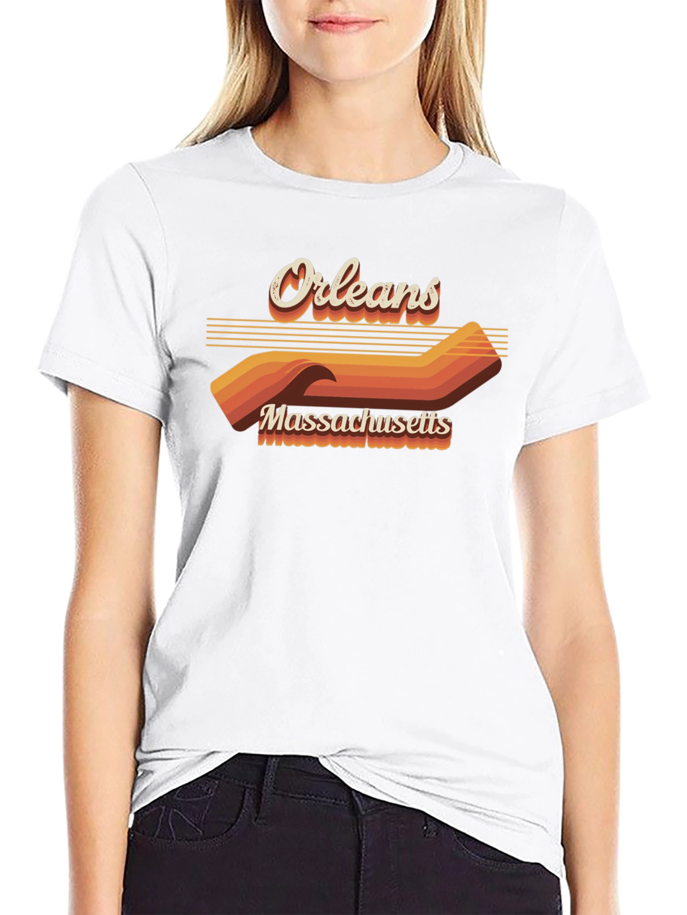 Orleans Massachusetts Retro Graphic T-Shirt