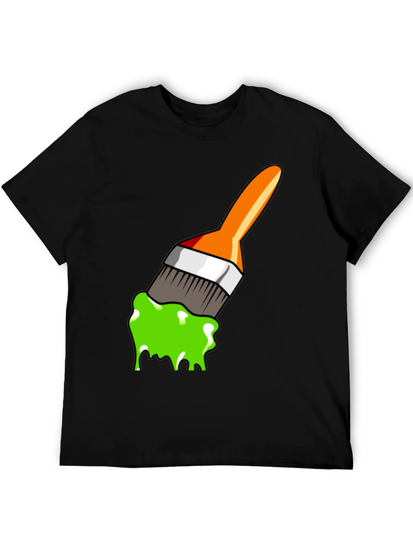 Paint Brush Graphic Tee - Cool Artistic Design