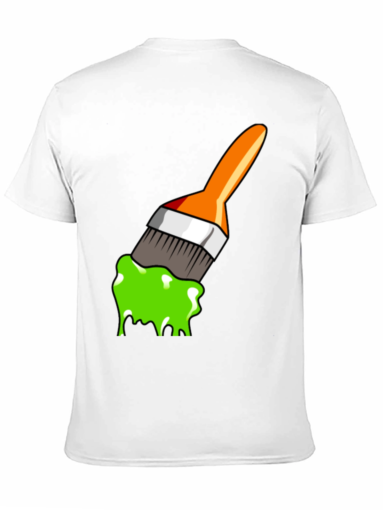 Paint Brush Graphic Tee - Cool Artistic Design