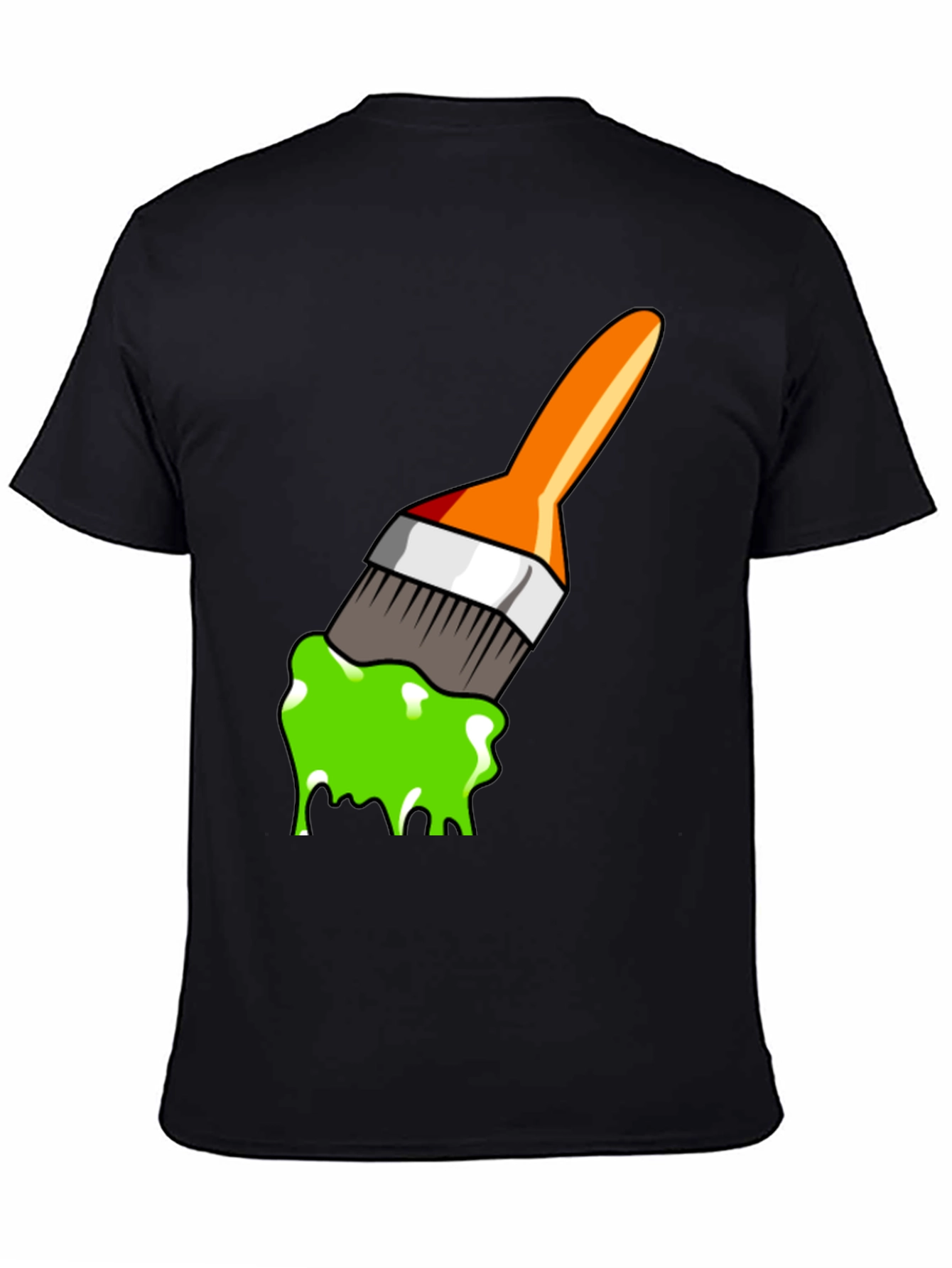 Paint Brush Graphic Tee - Cool Artistic Design