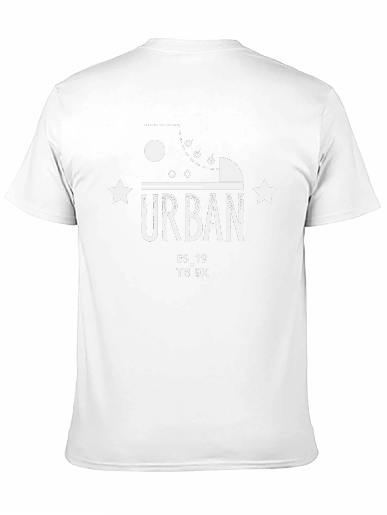 Urban Graphic Tee - Black Short Sleeve T-Shirt