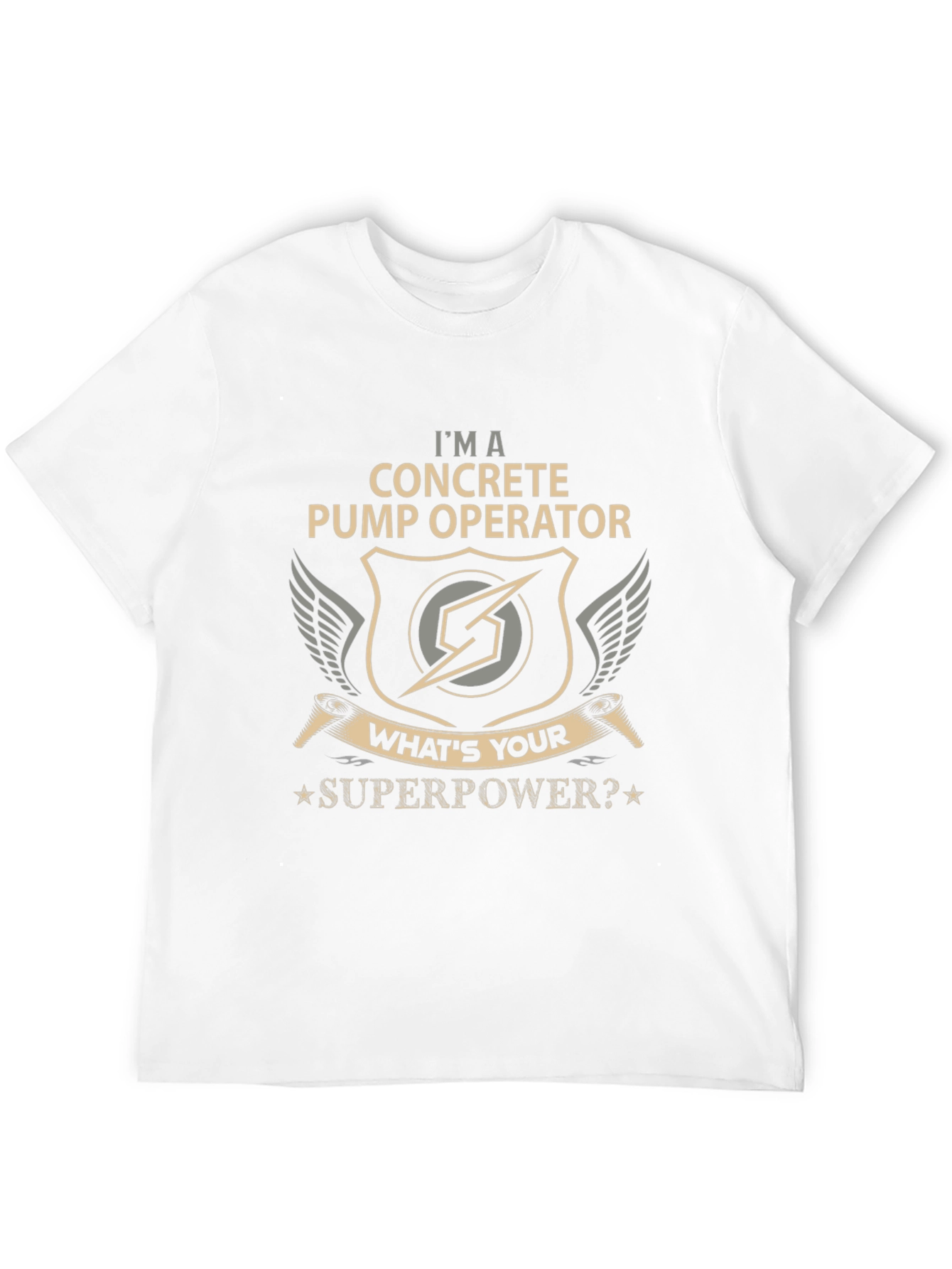 Concrete Pump Operator Superpower T-Shirt