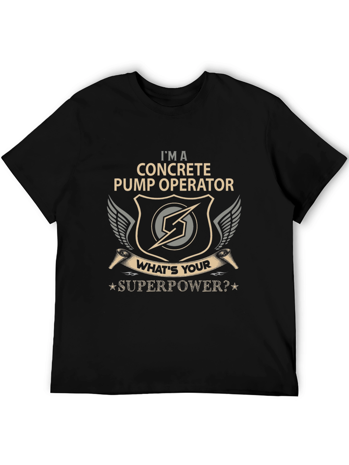 Concrete Pump Operator Superpower T-Shirt