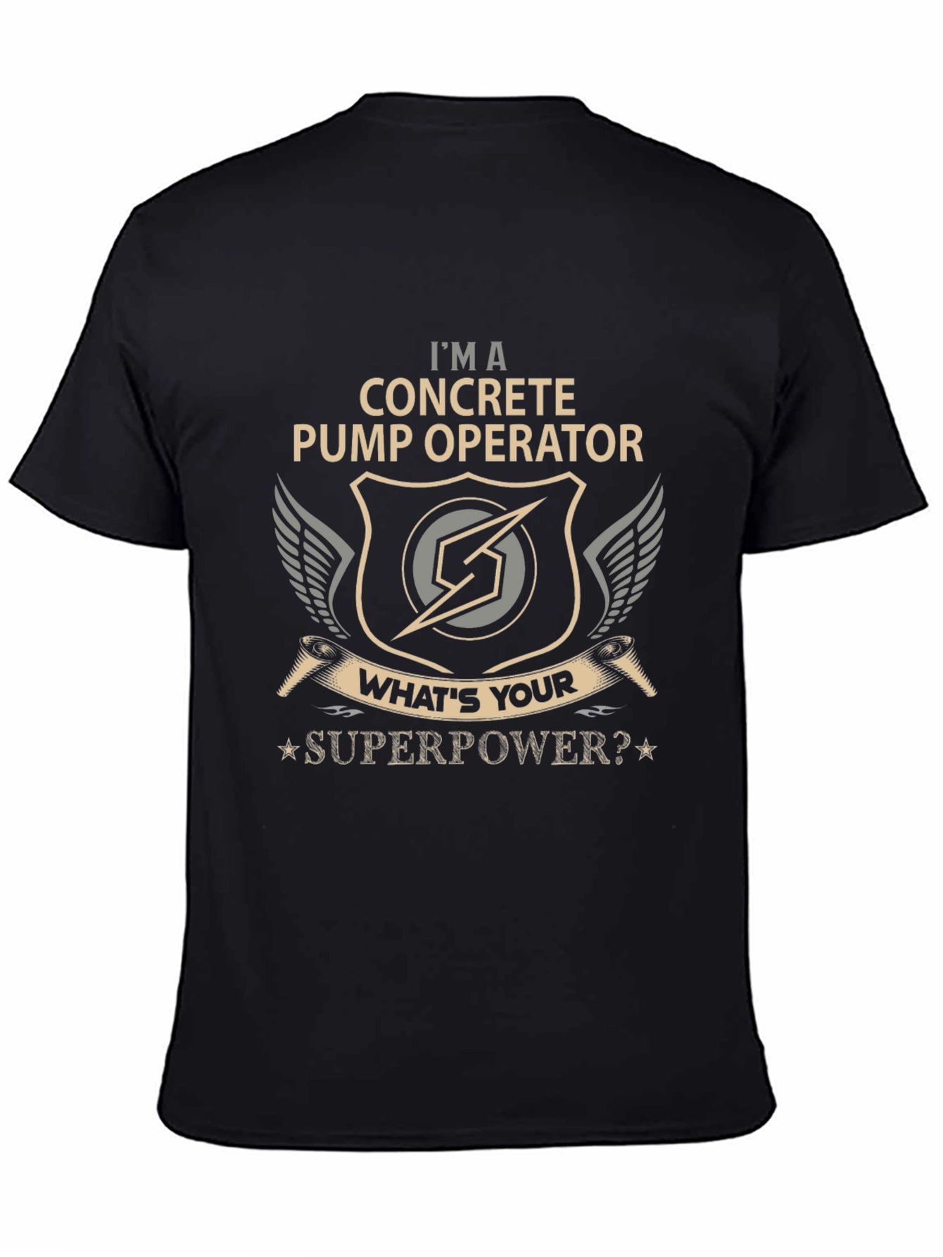 Concrete Pump Operator Superpower T-Shirt