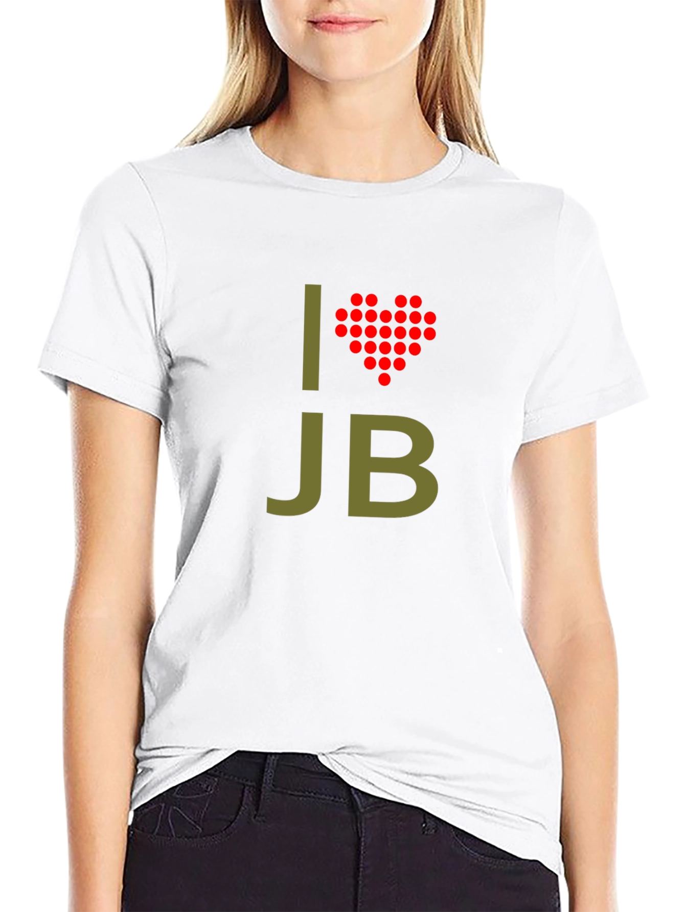 I Heart JB Black T-Shirt