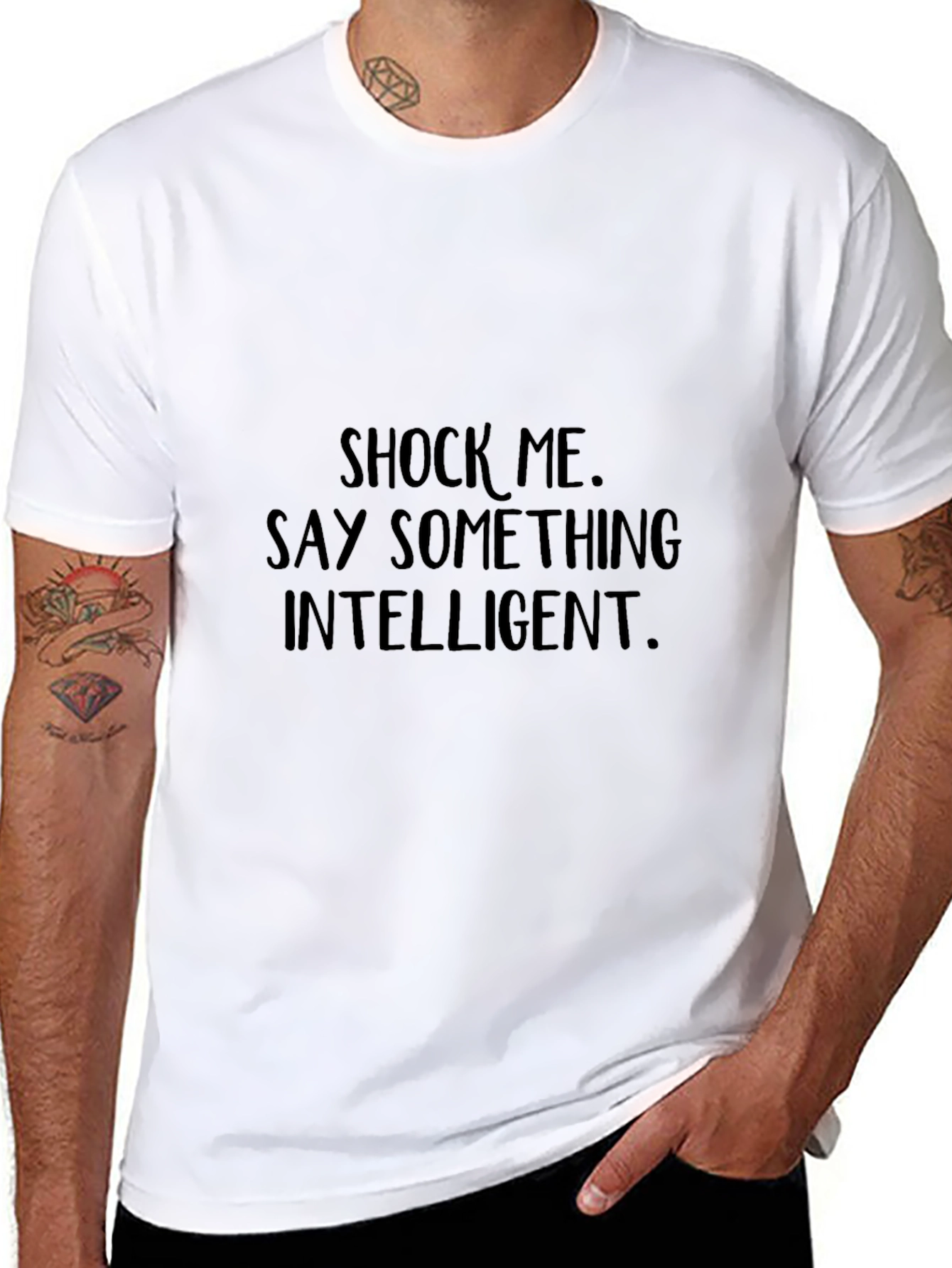 Shock Me Funny Graphic T-Shirt