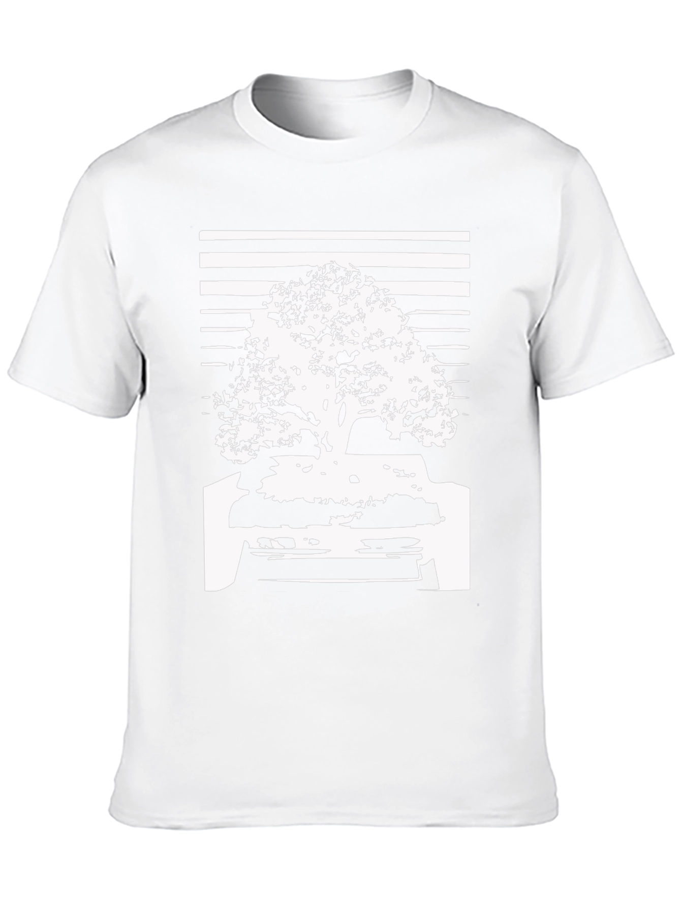 Bonsai Graphic Tee - Black Cotton Blend