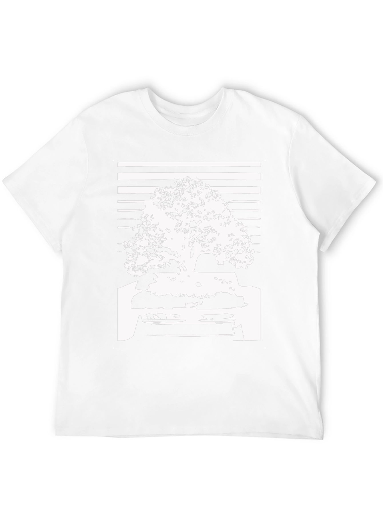 Bonsai Graphic Tee - Black Cotton Blend