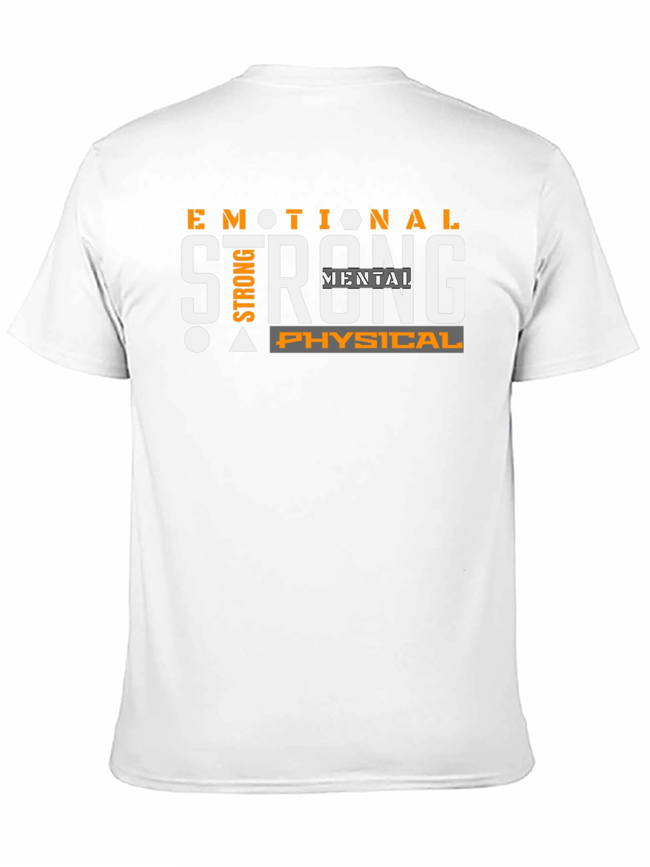 Emotional Mental Physical Strength Black T-Shirt