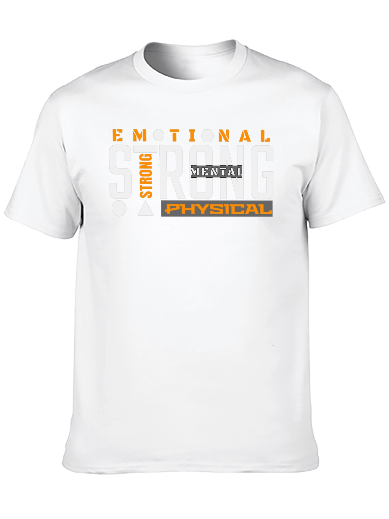 Emotional Mental Physical Strength Black T-Shirt