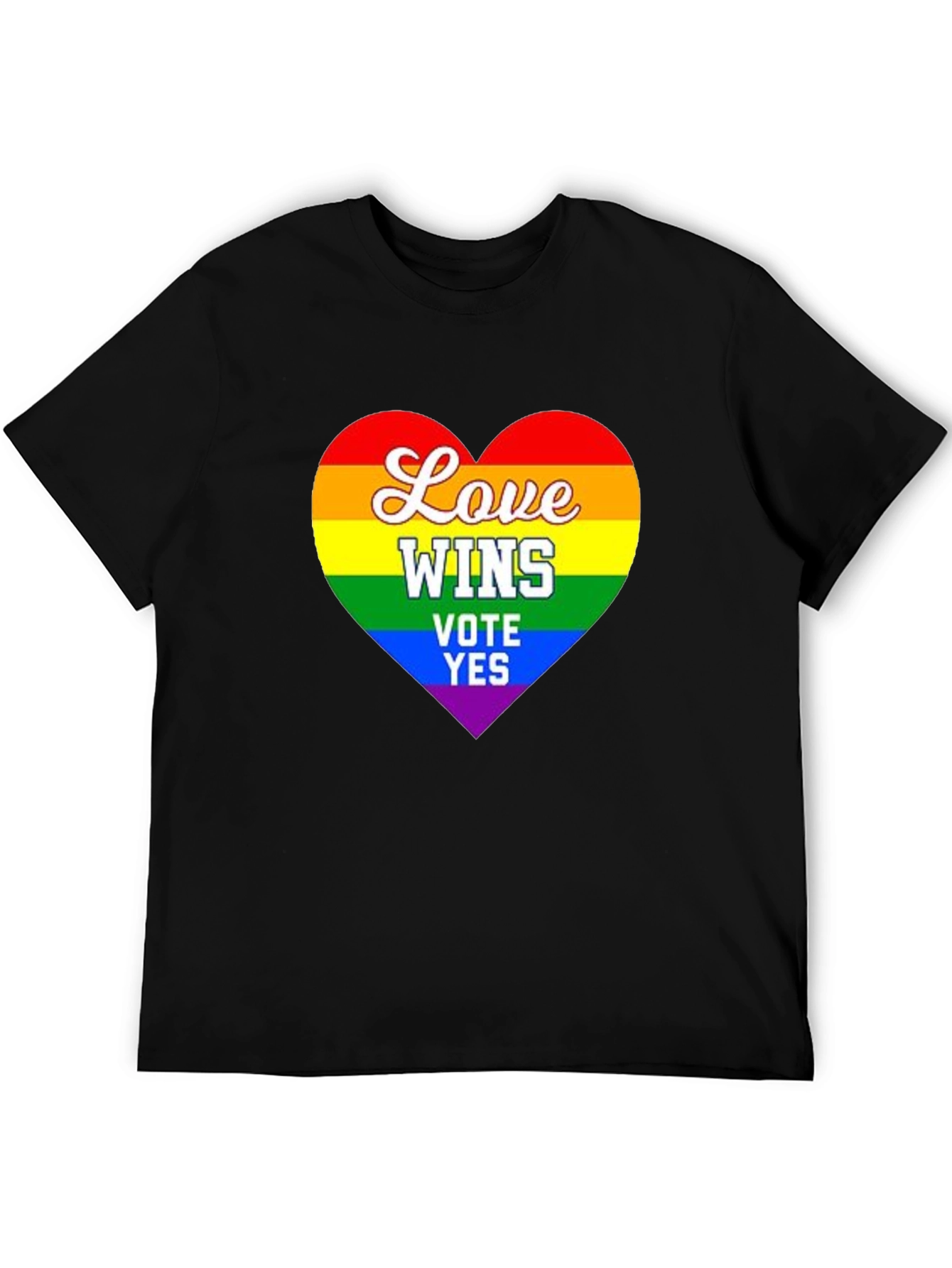 Love Wins Rainbow Pride T-Shirt