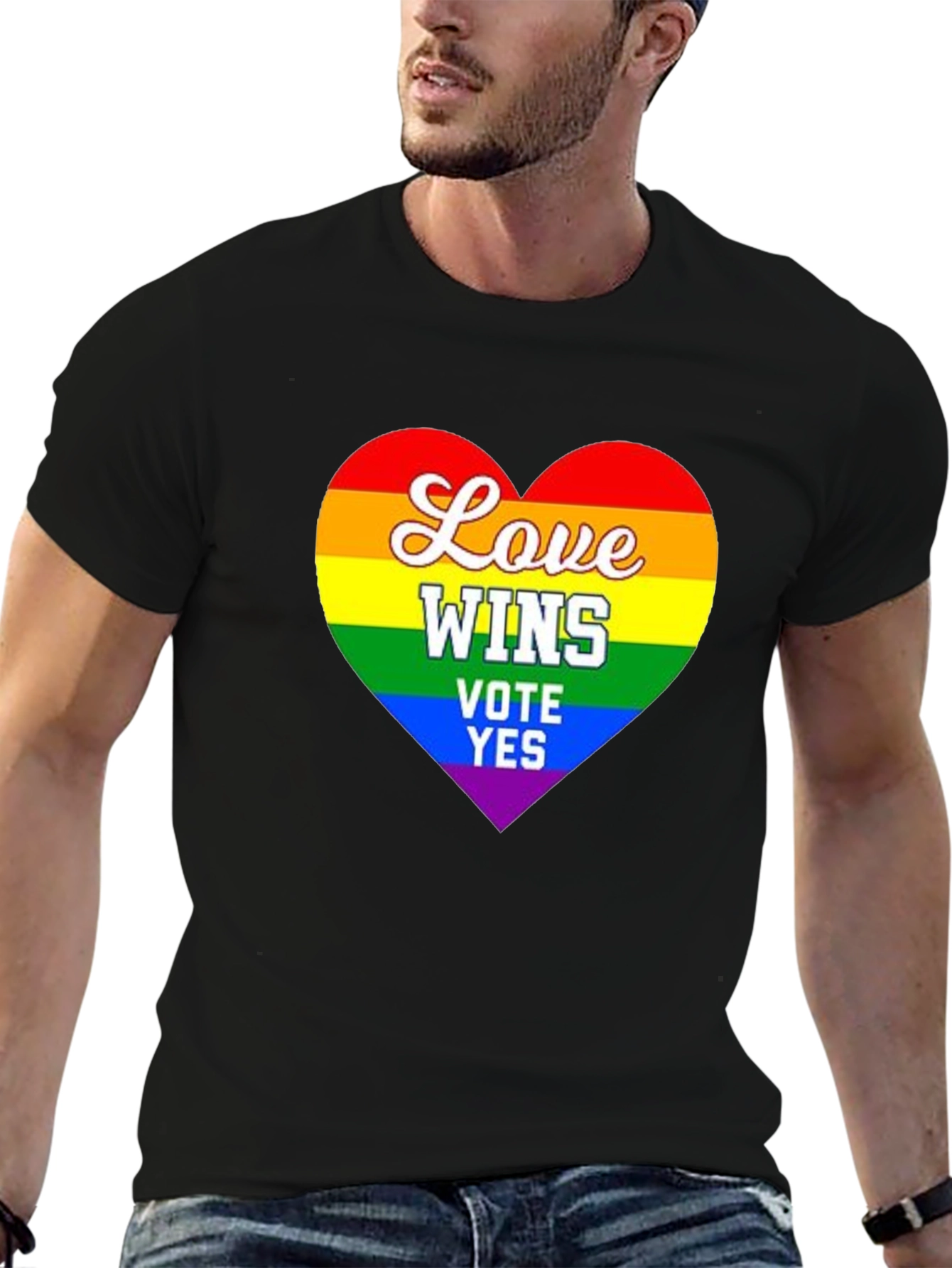 Love Wins Rainbow Pride T-Shirt