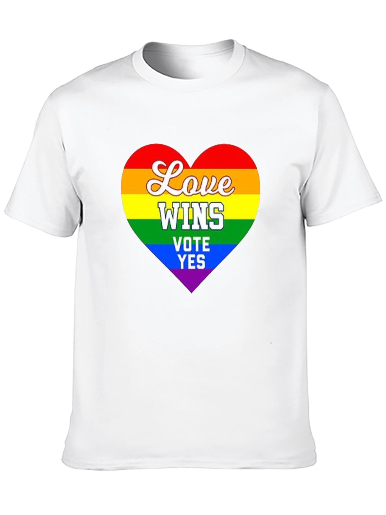Love Wins Rainbow Pride T-Shirt