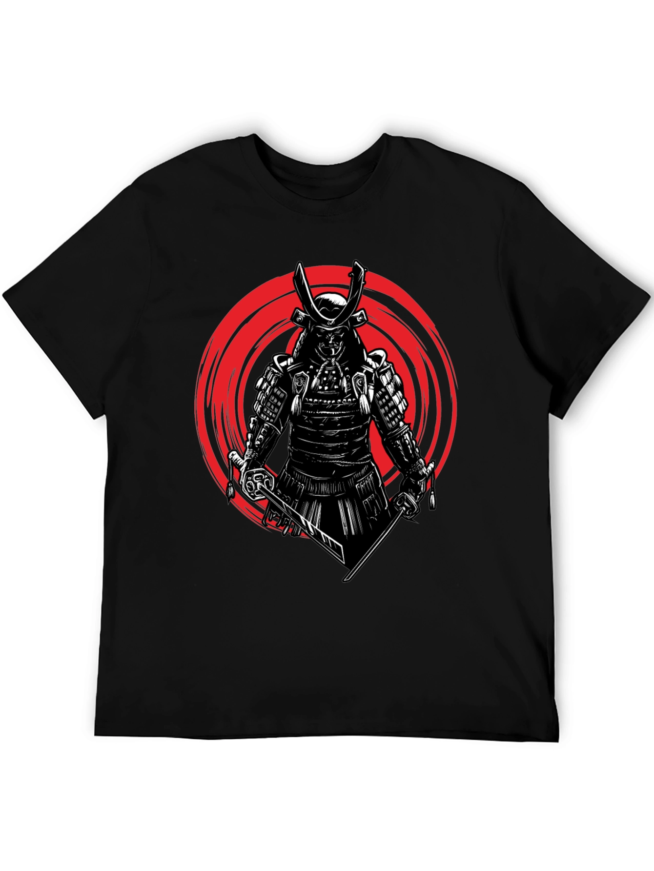 Samurai Warrior Graphic T-Shirt - Menswear