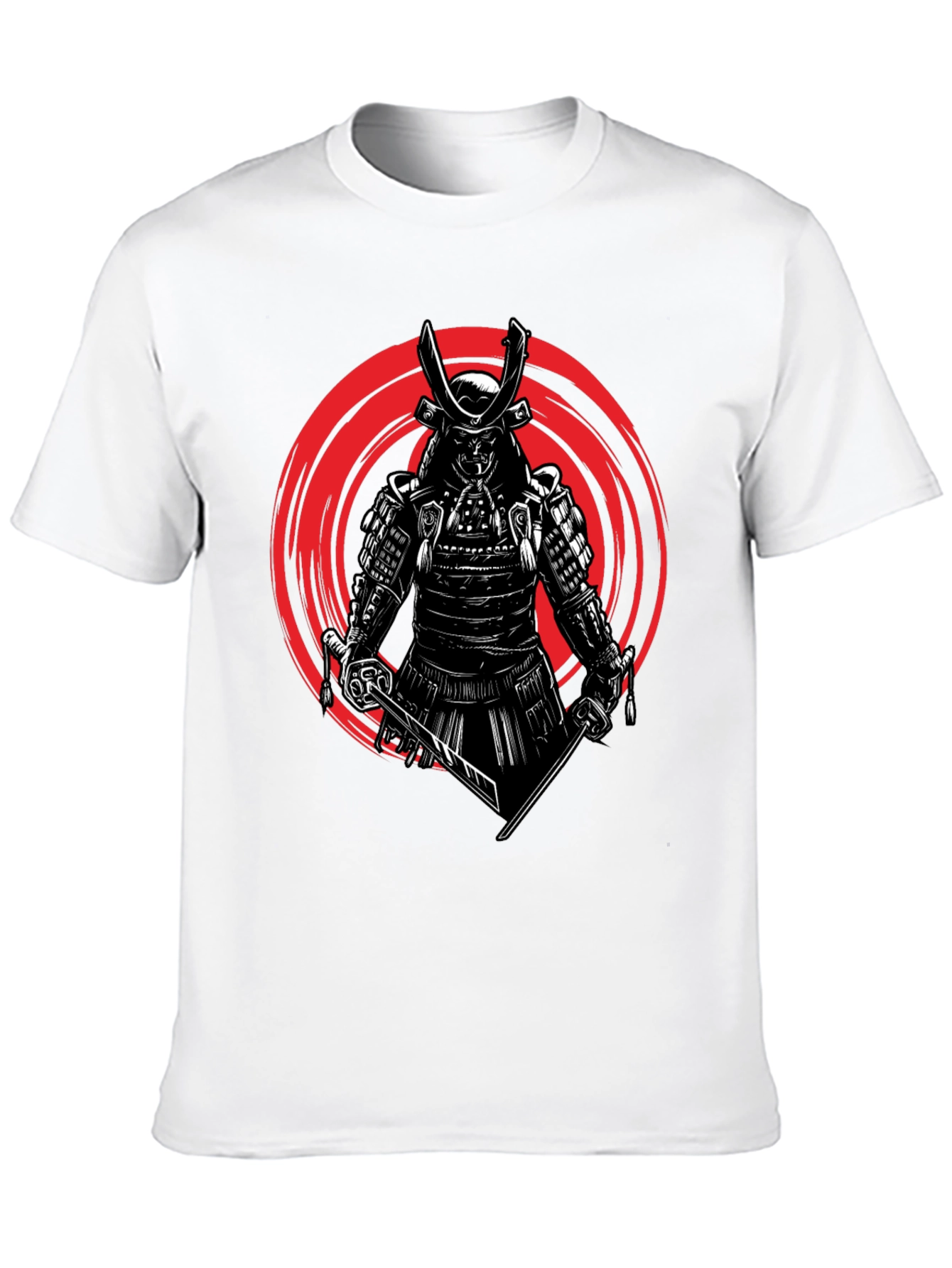 Samurai Warrior Graphic T-Shirt - Menswear