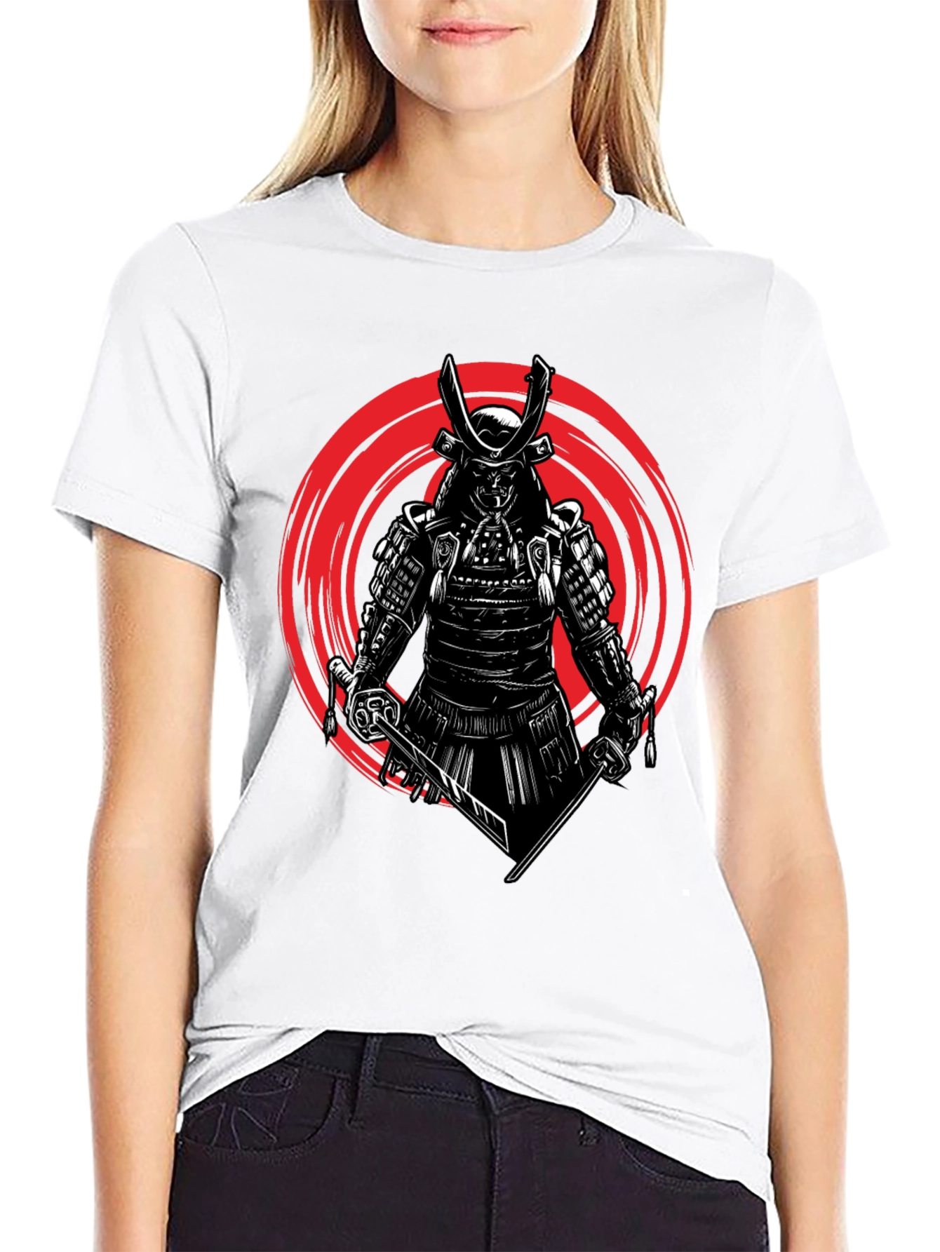 Samurai Warrior Graphic T-Shirt - Menswear