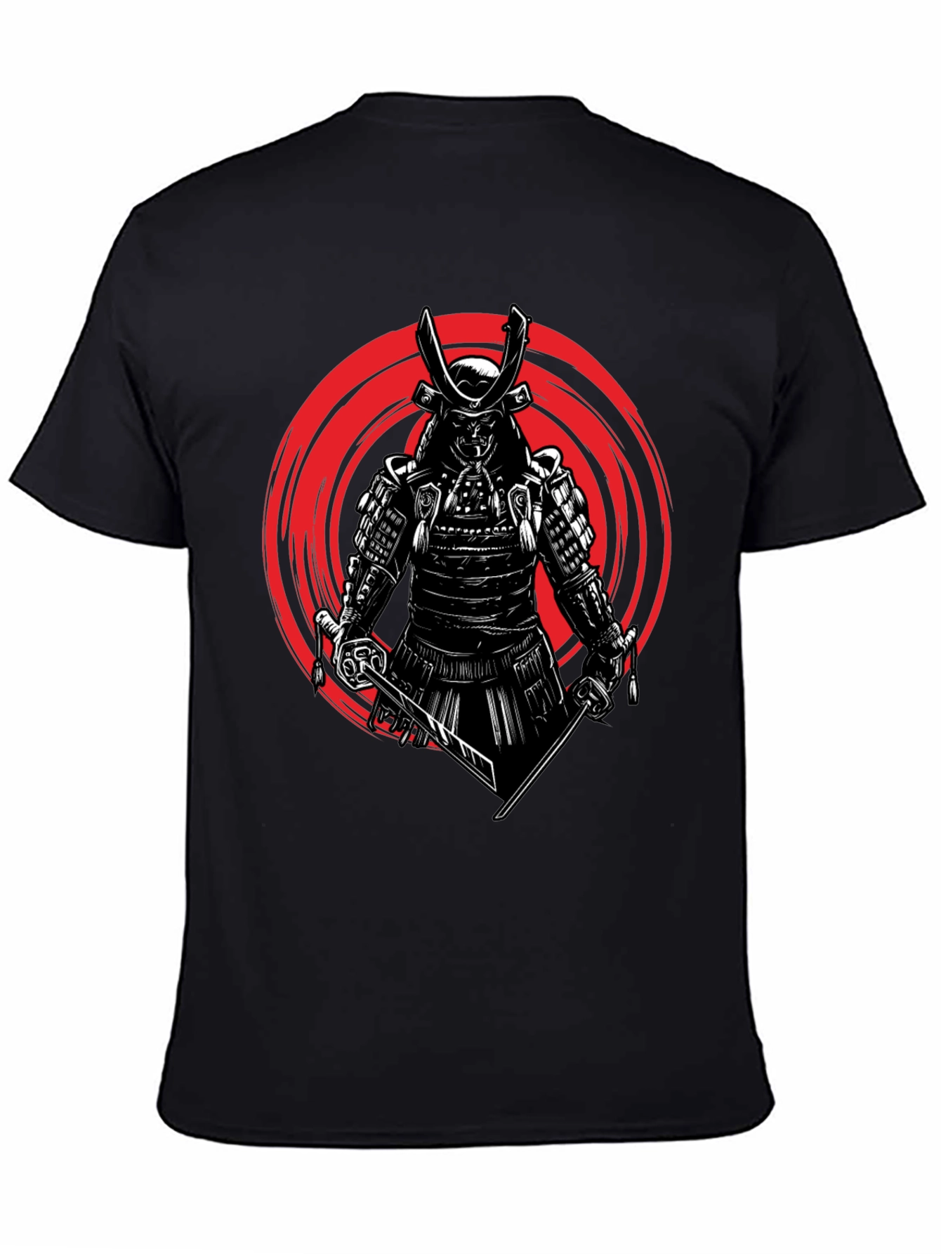 Samurai Warrior Graphic T-Shirt - Menswear