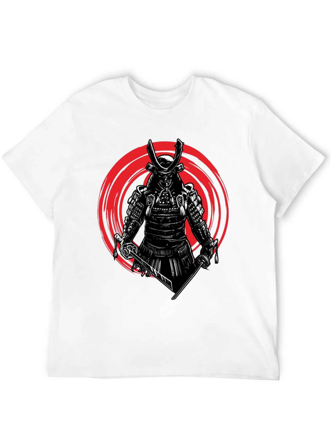 Samurai Warrior Graphic T-Shirt - Menswear