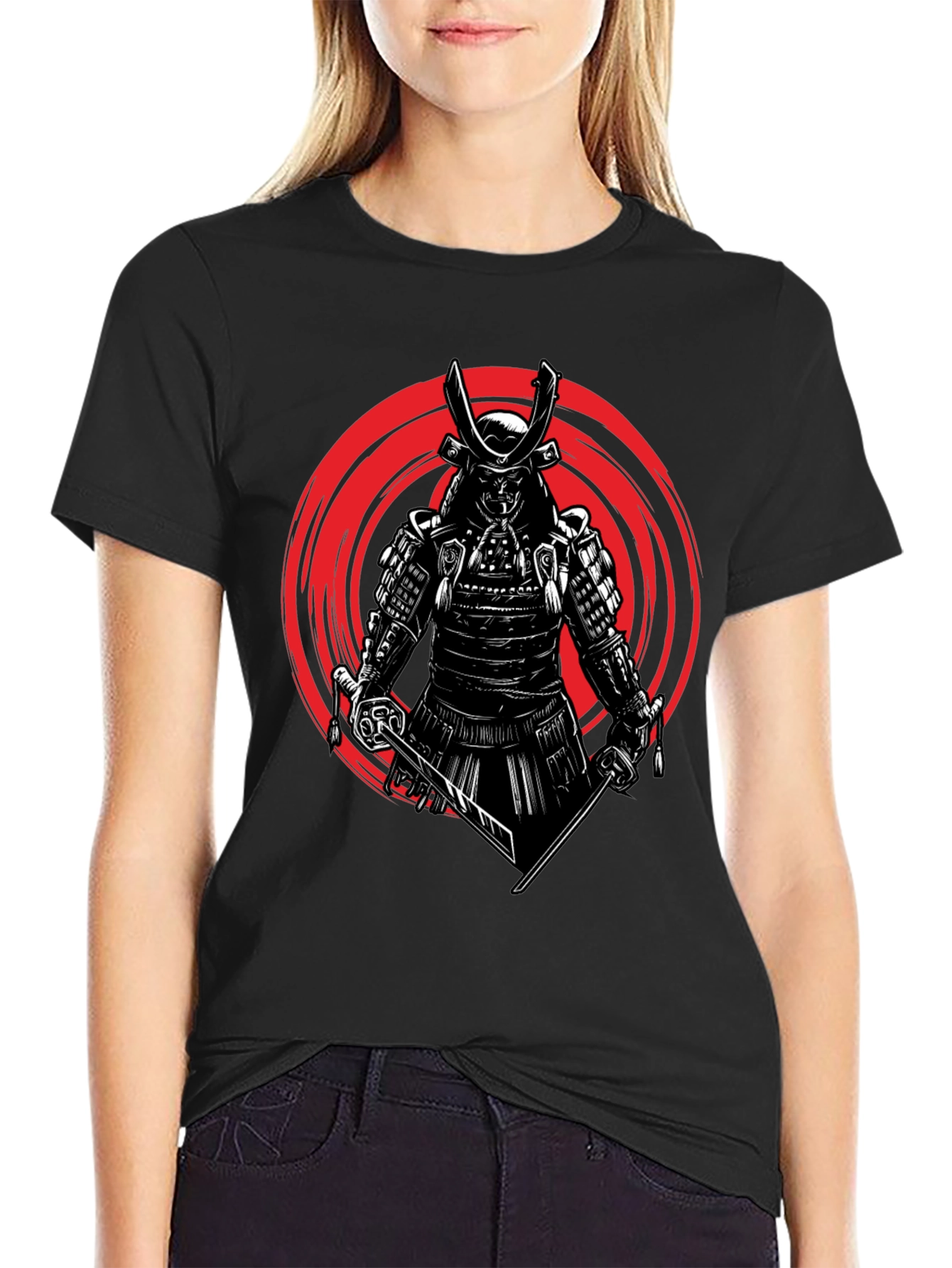 Samurai Warrior Graphic T-Shirt - Menswear