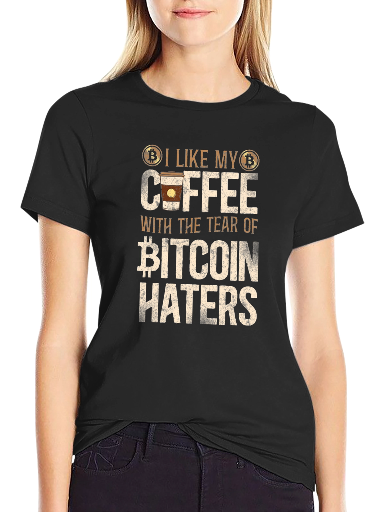 Bitcoin Haters Coffee T-Shirt