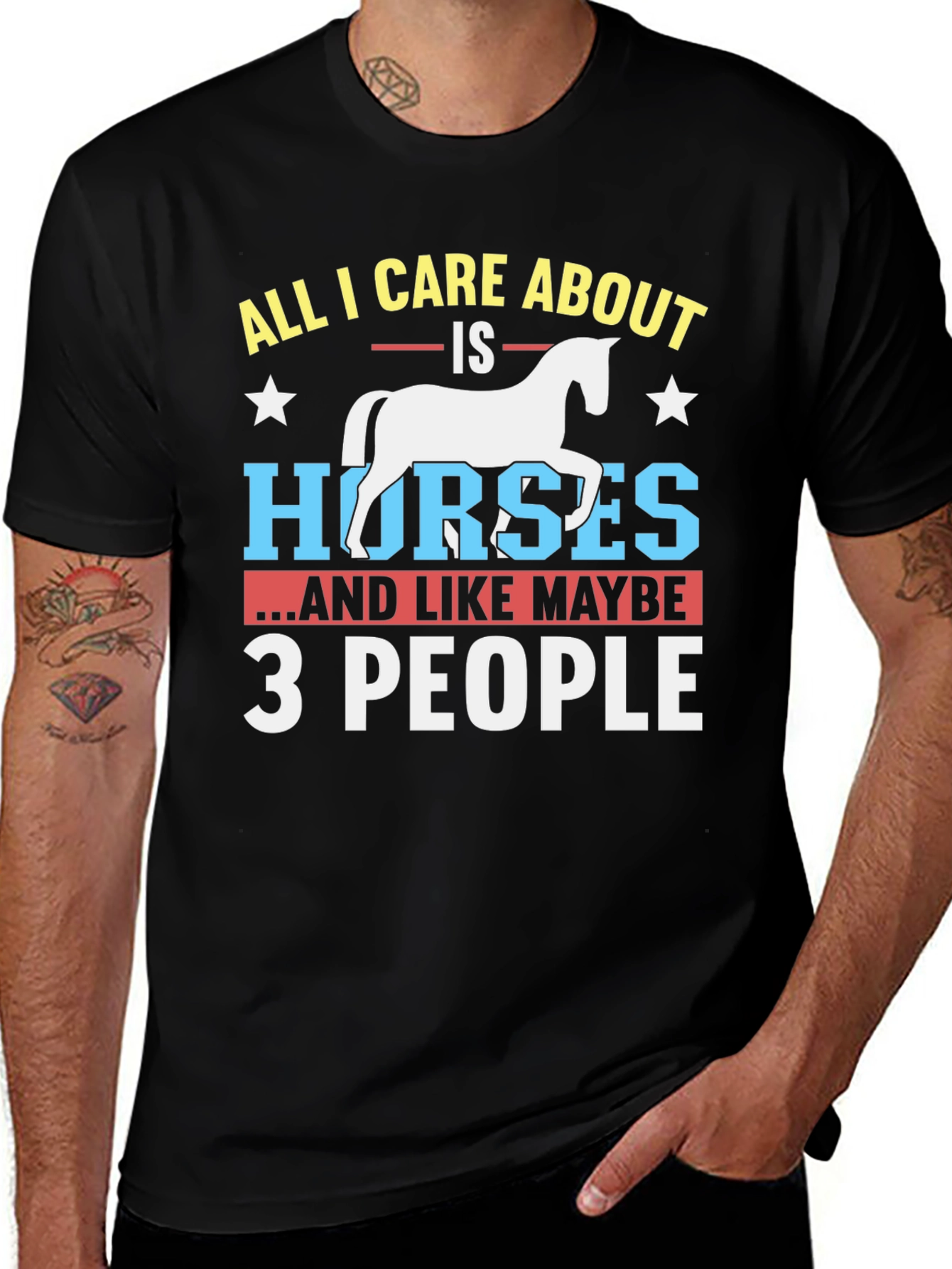 Funny Horse Lover Graphic Tee