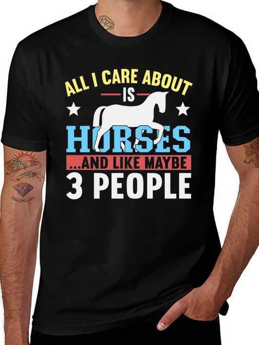 Funny Horse Lover Graphic Tee