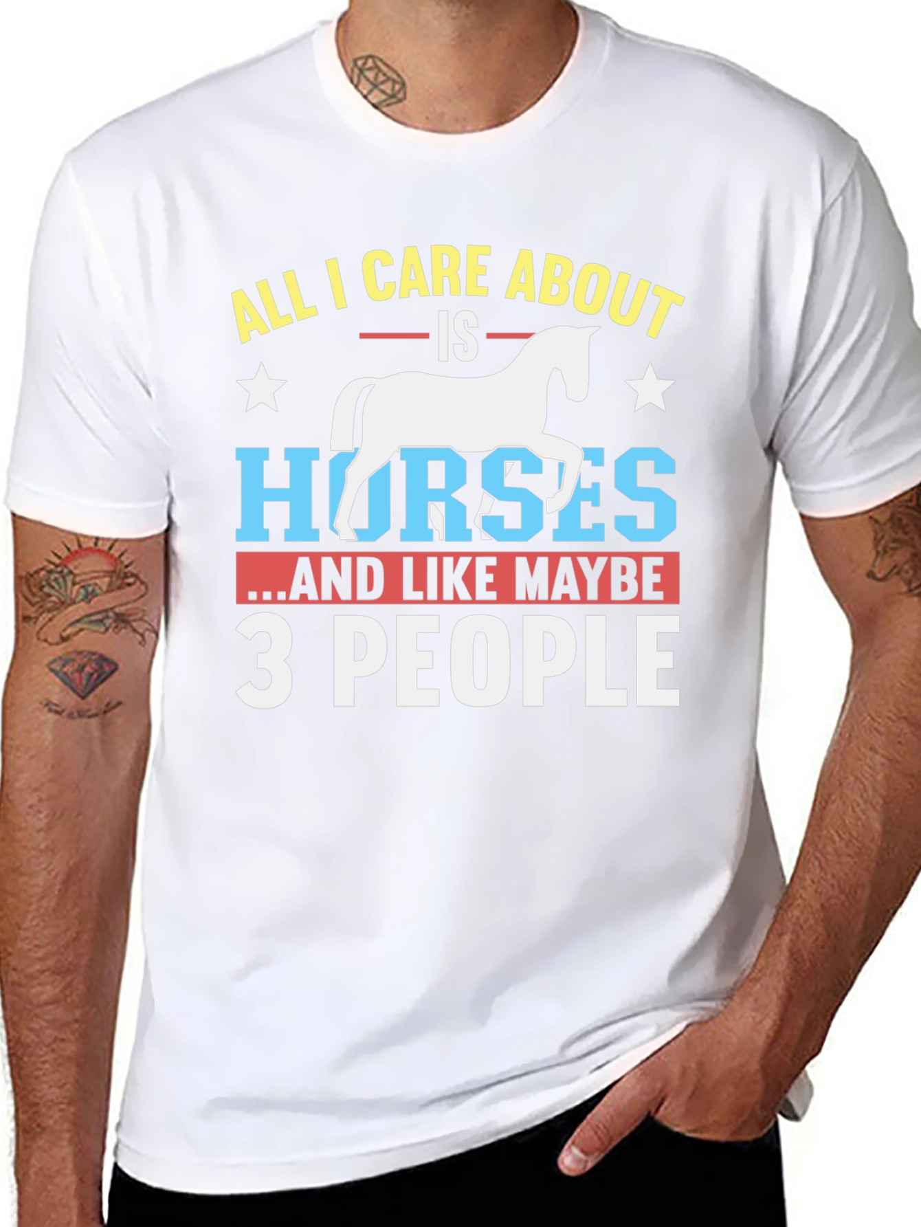 Funny Horse Lover Graphic Tee